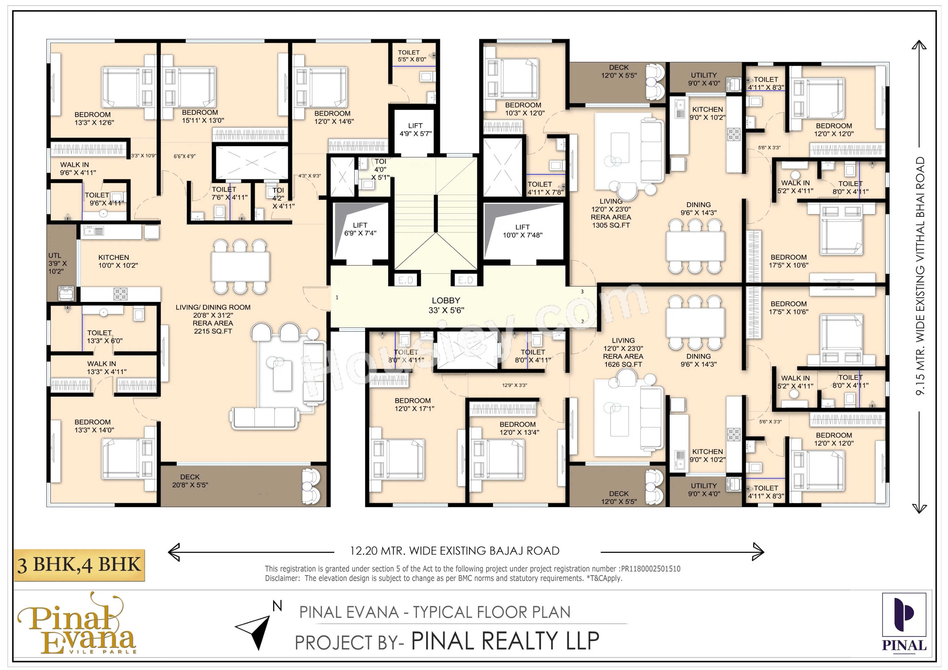 Pinal Evana Floor plan 1