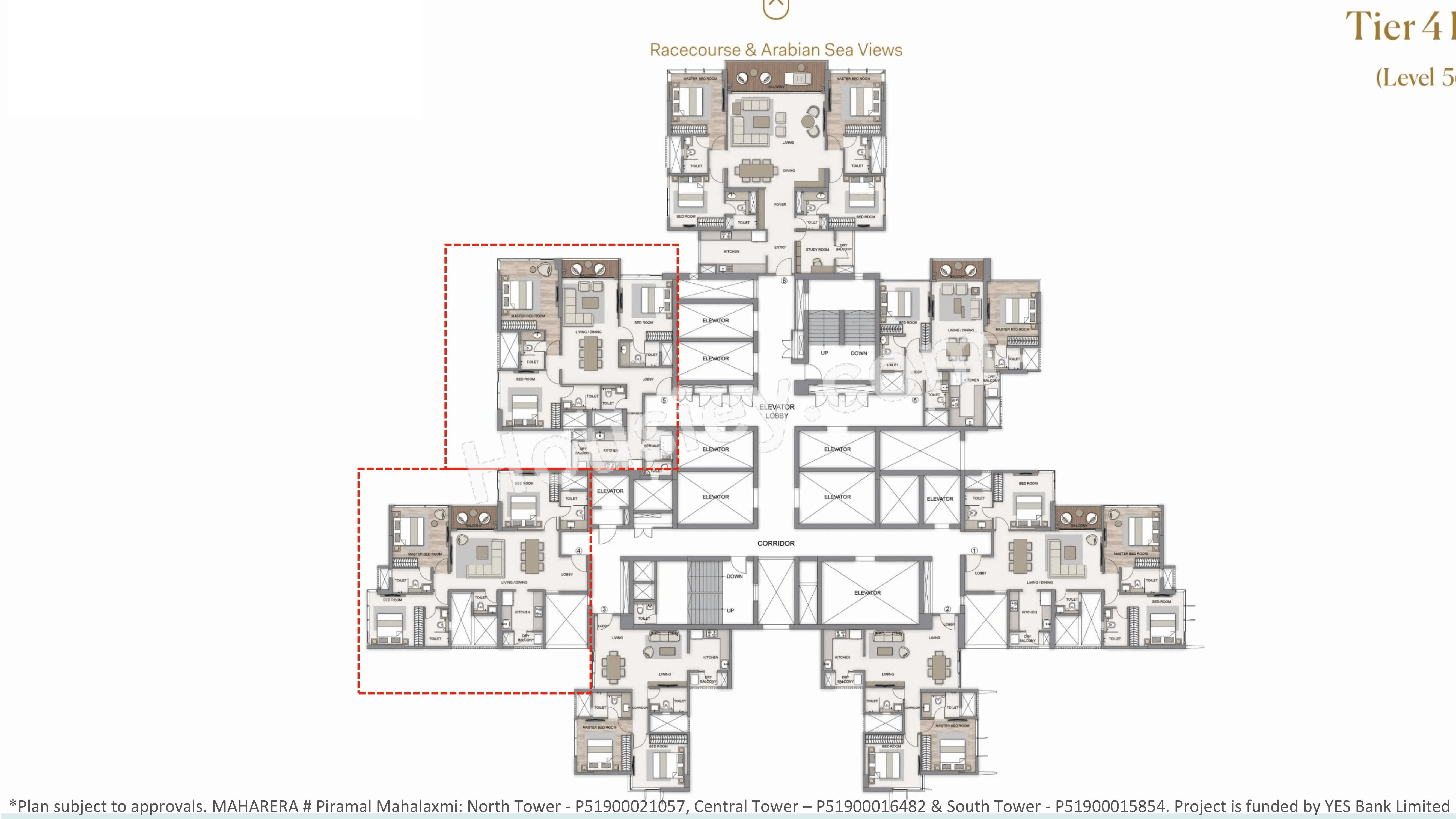 Piramal Mahalaxmi Floor plan 1