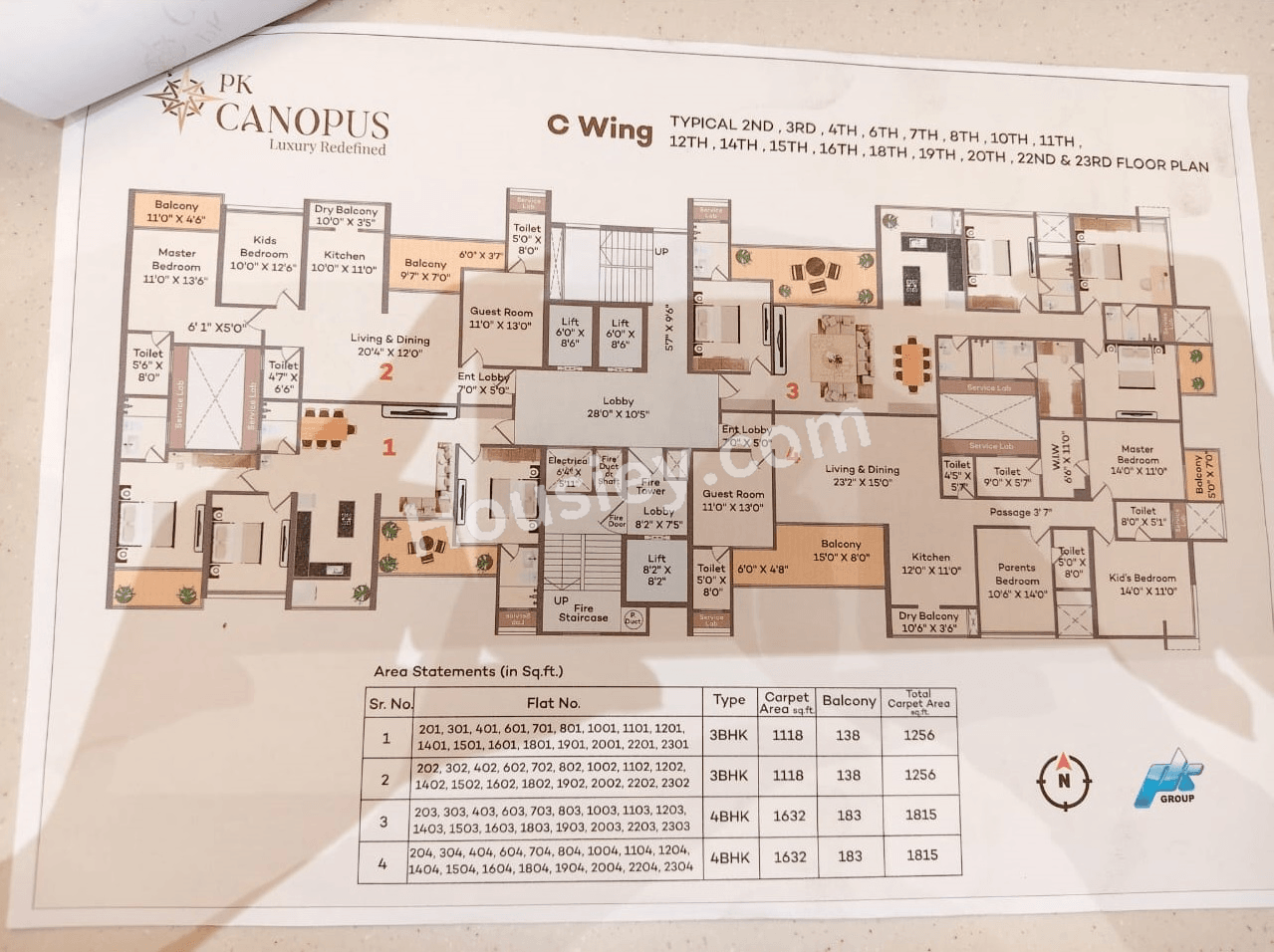 PK Canopus Floor plan 3