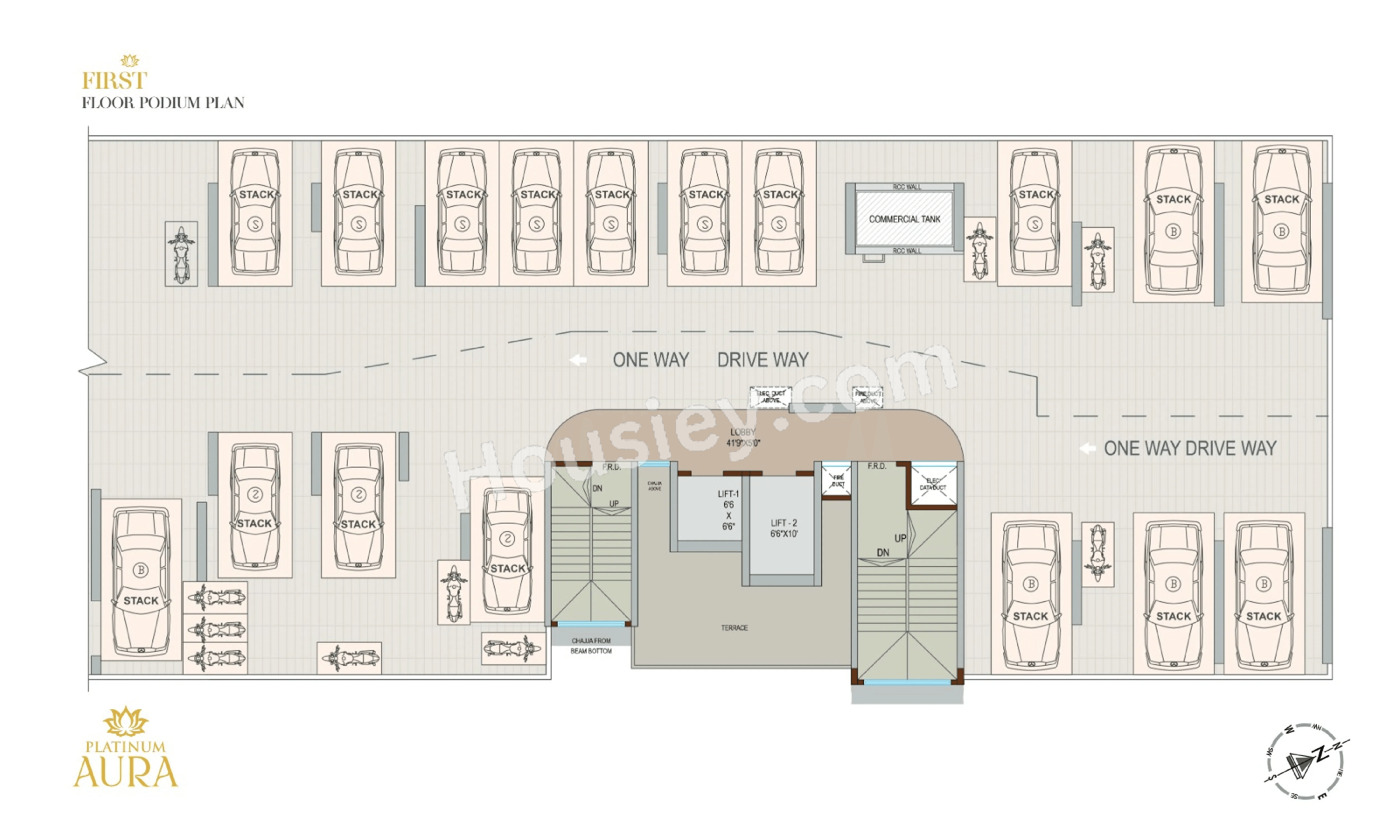 Platinum Aura Floor plan 1
