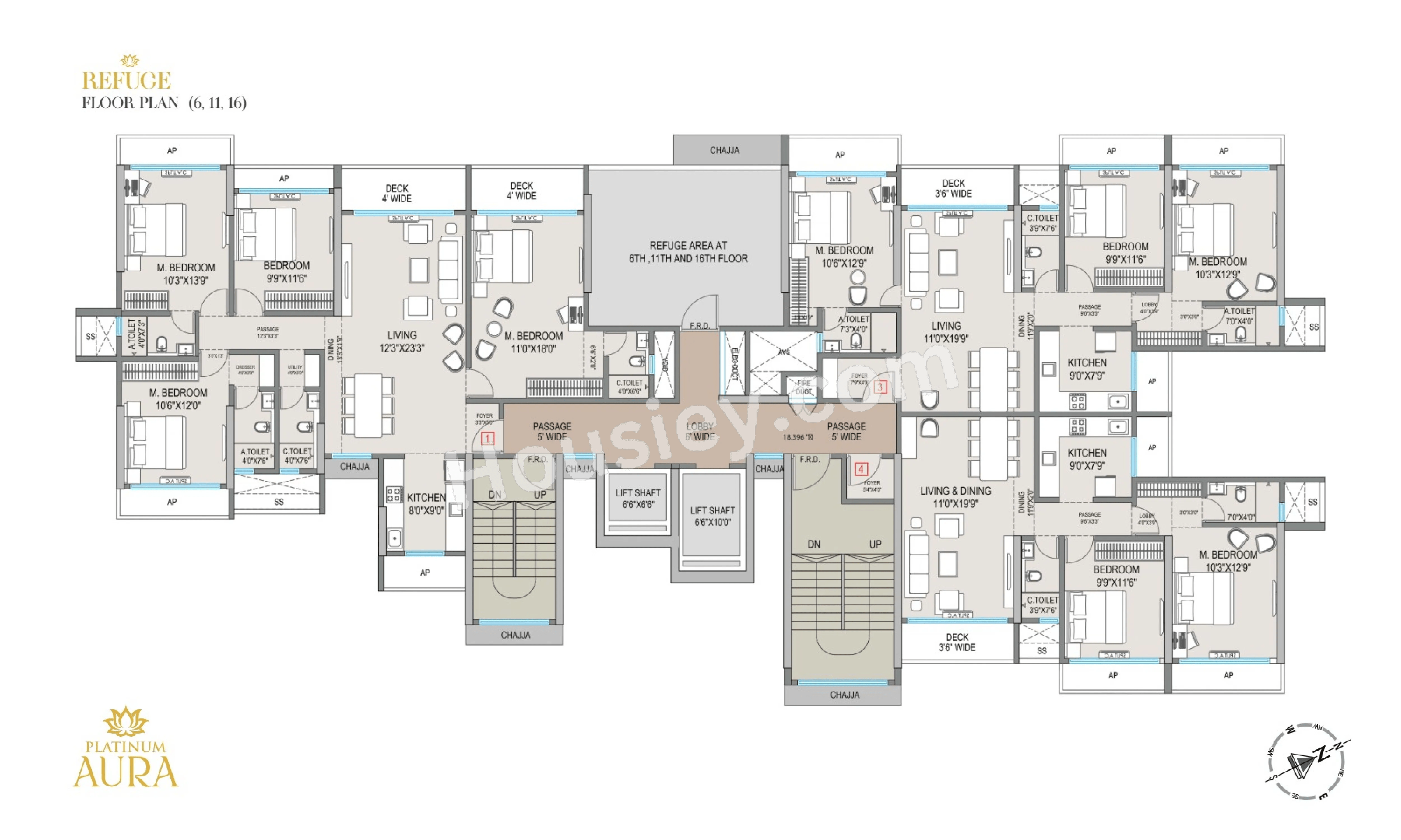 Platinum Aura Floor plan 2