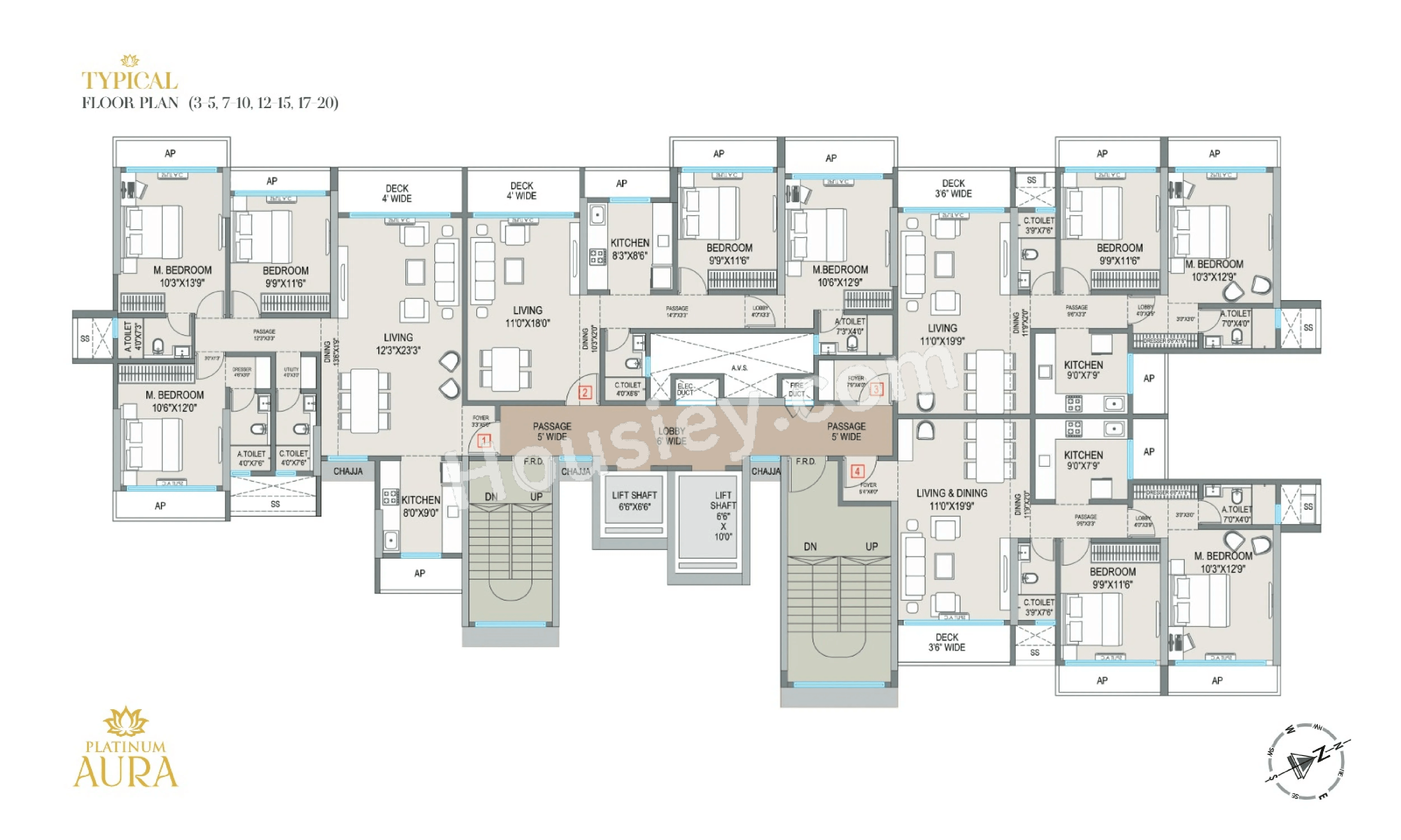 Platinum Aura Floor plan 3