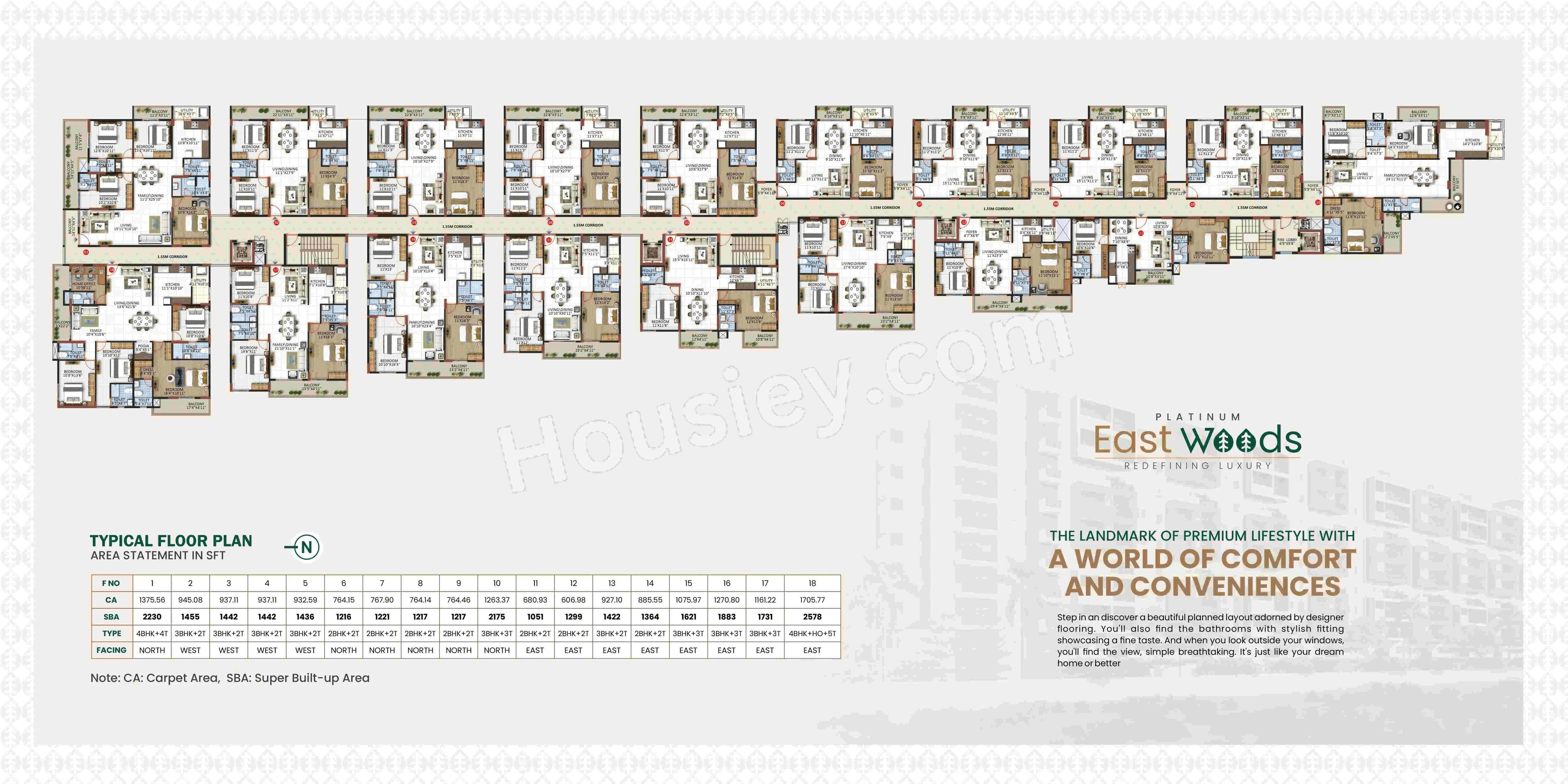 Platinum East Woods Floor Plan