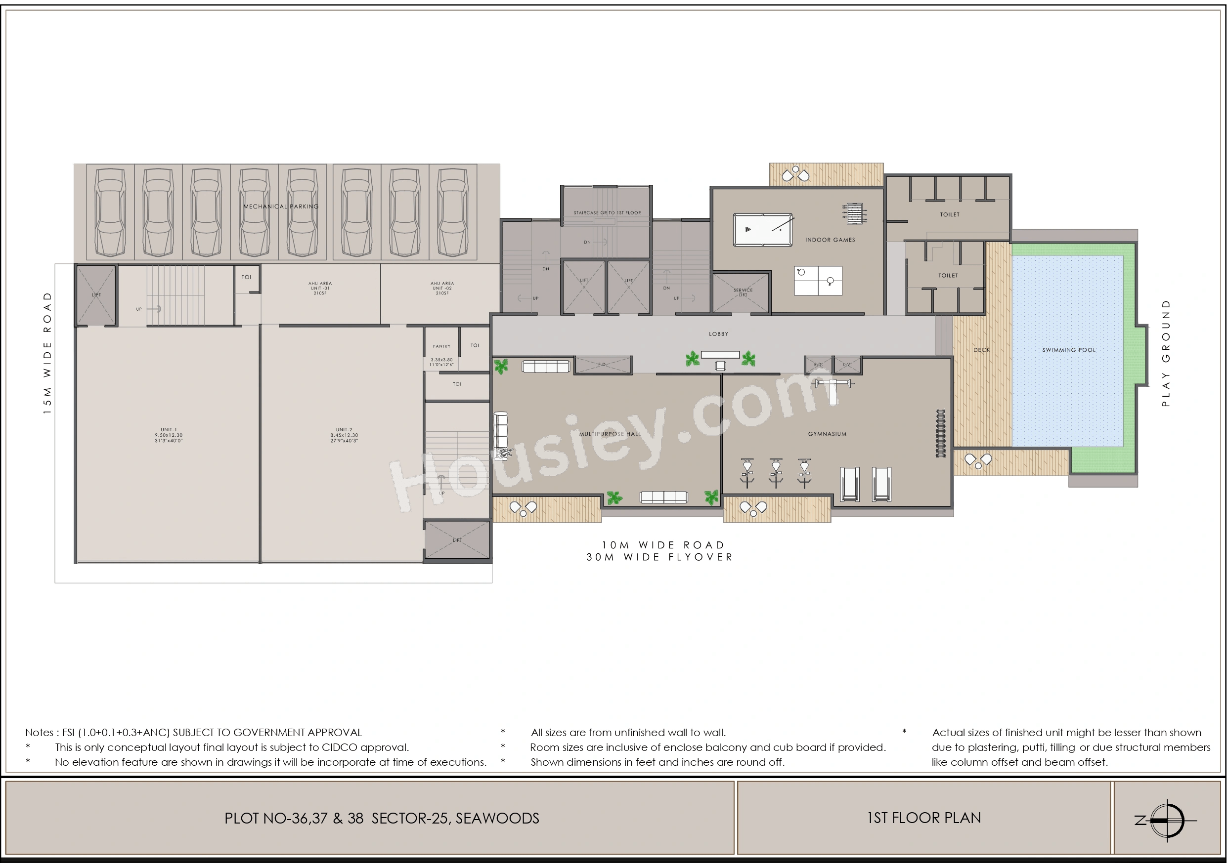 Platinum Mansionz Floor plan 1