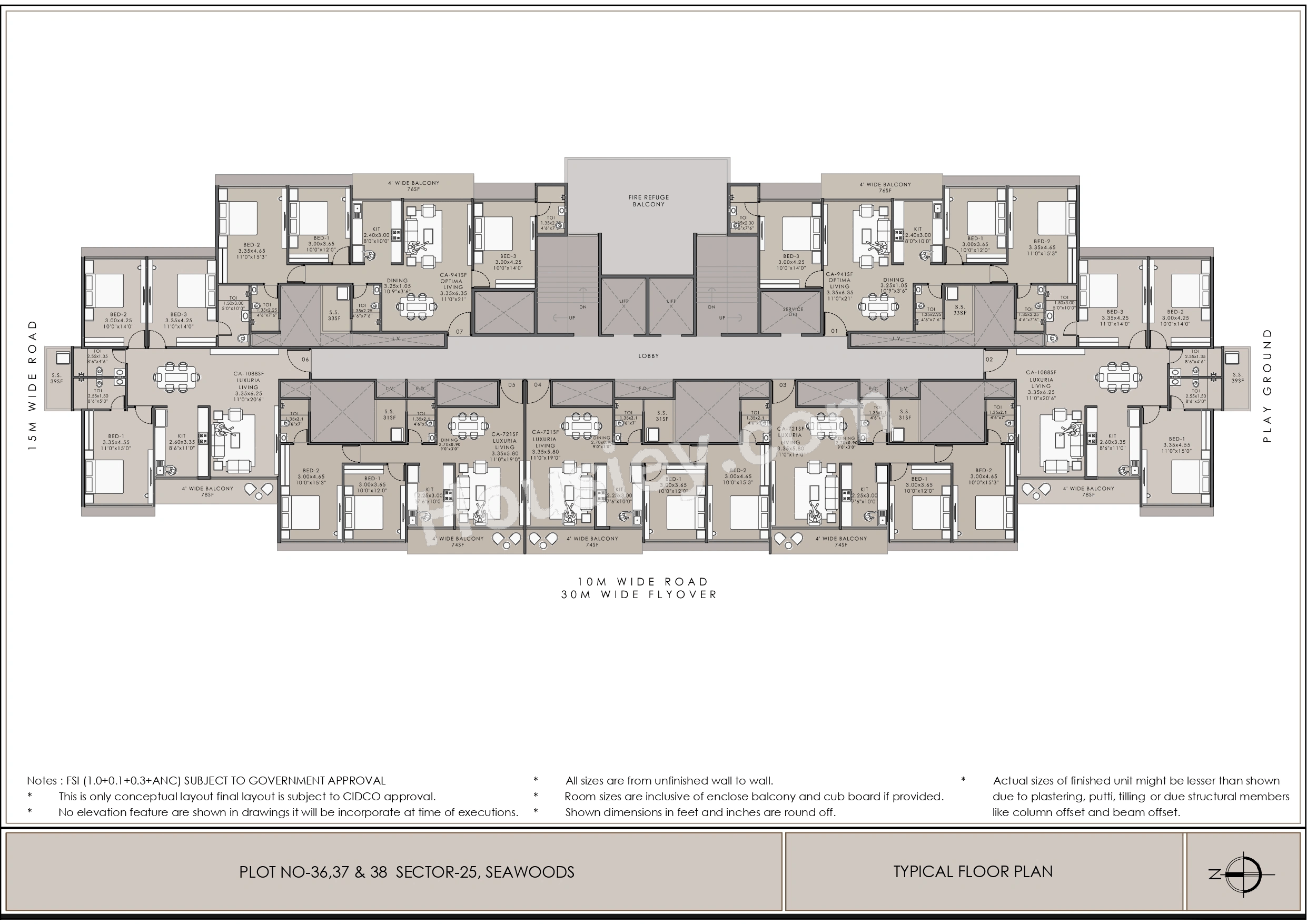 Platinum Mansionz Floor plan 4