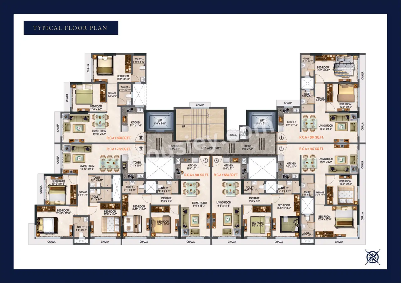 Poddar Harmony Floor Plan