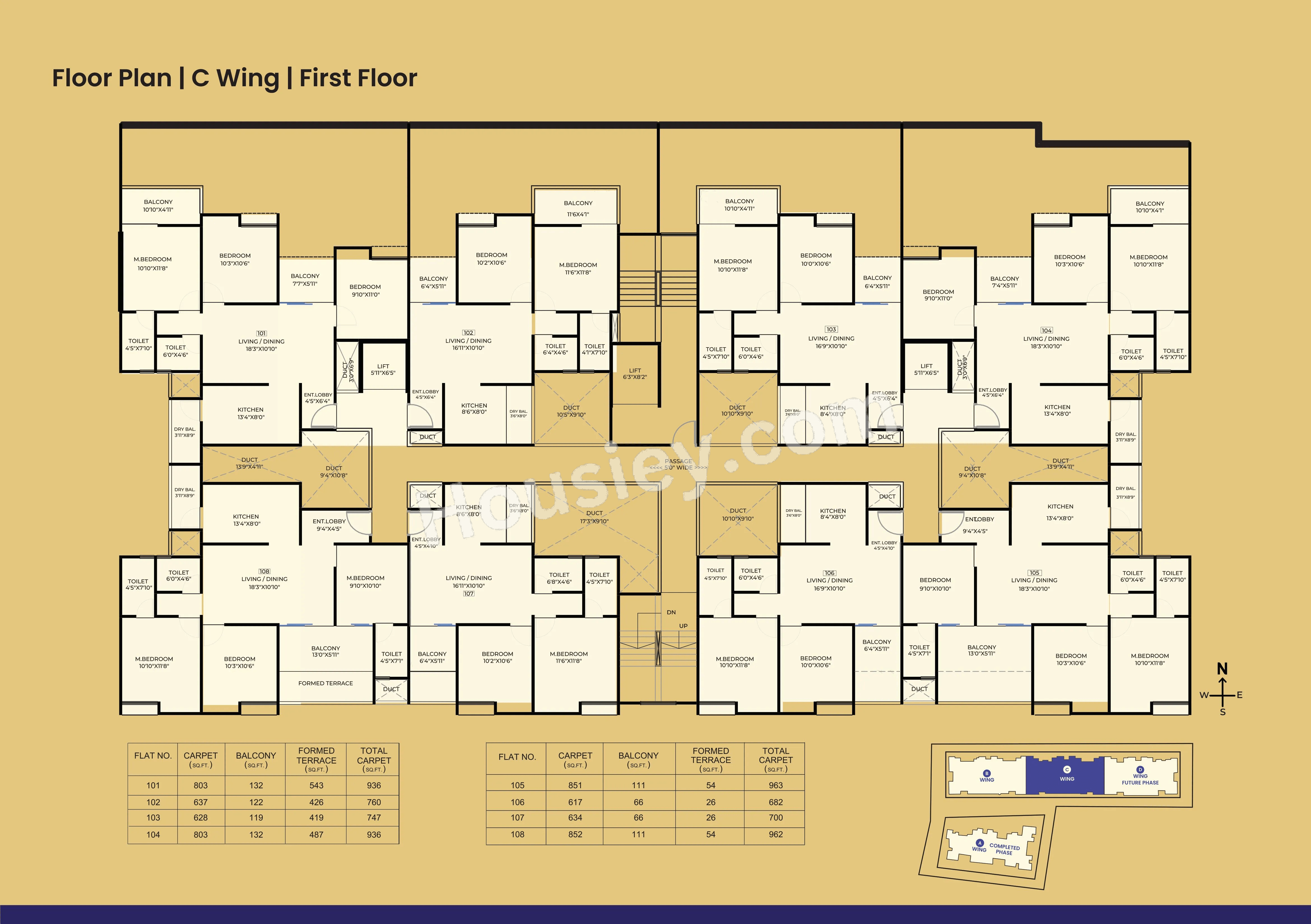 Porwal Parklane Urbanjoy Floor plan 3