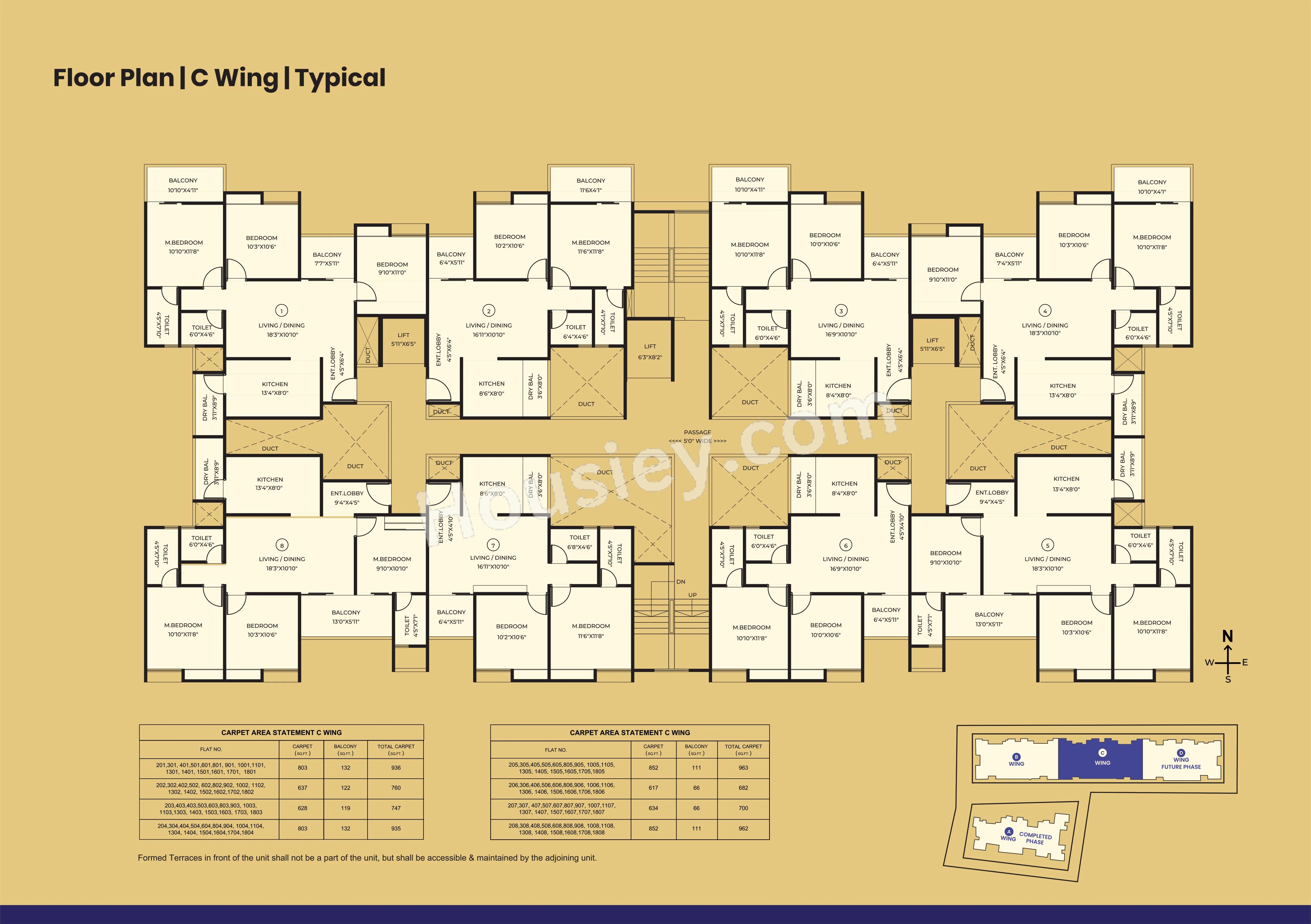 Porwal Parklane Urbanjoy Floor plan 4