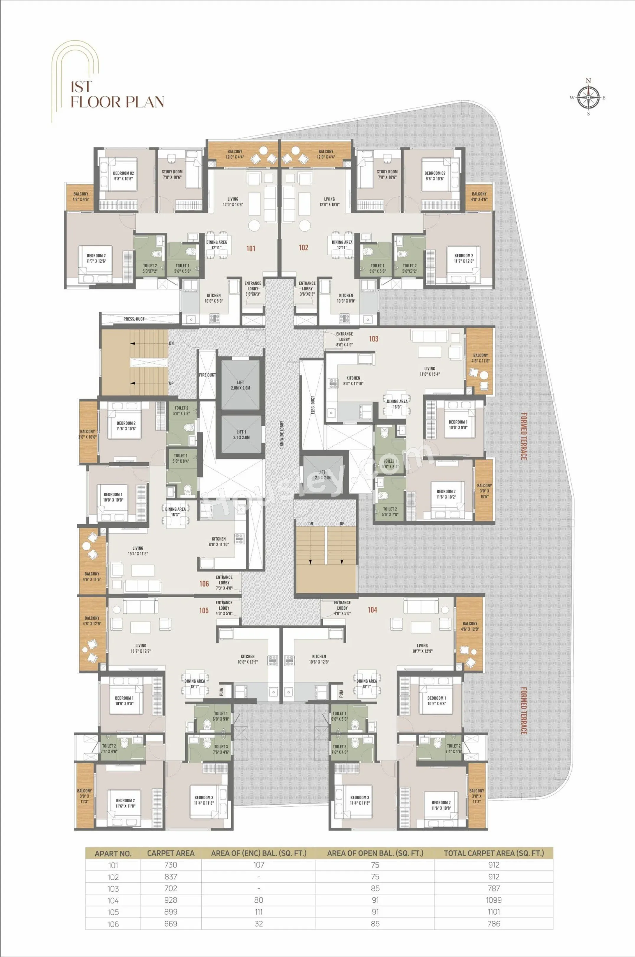 Pragati Alpine 21 Floor plan 1