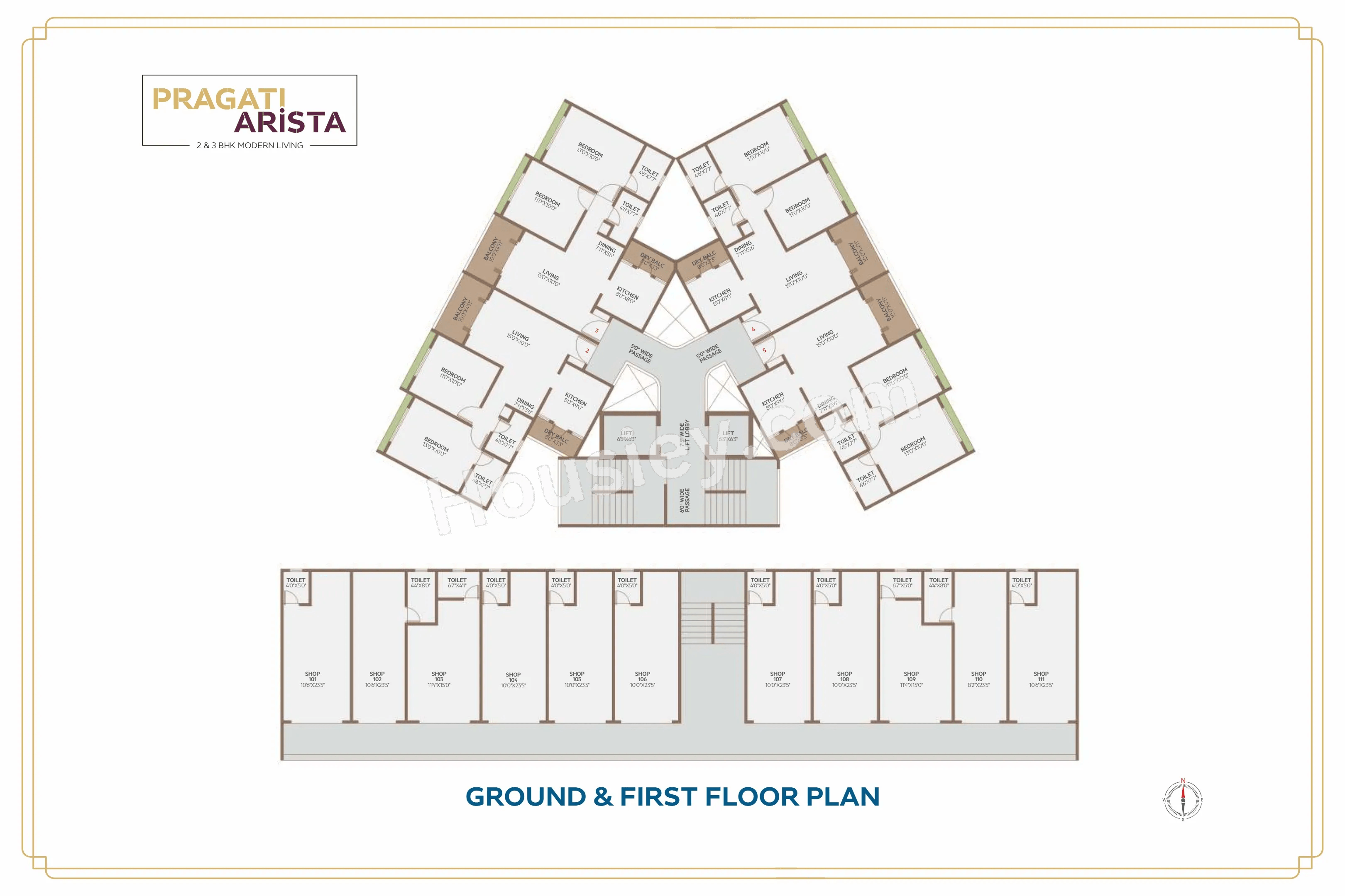Pragati Arista Floor plan 1