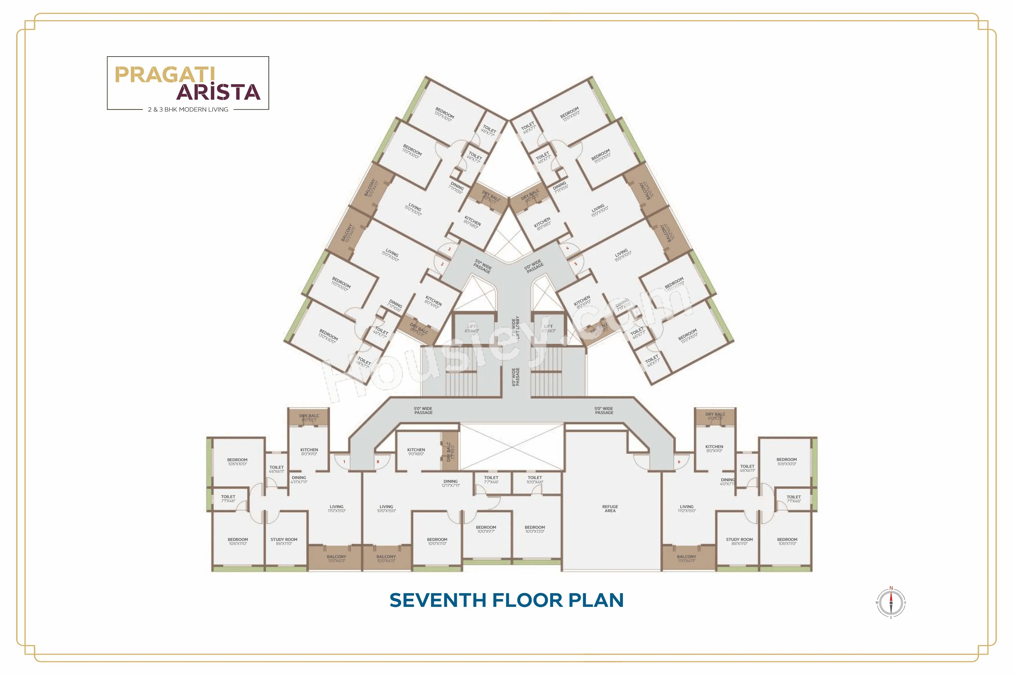 Pragati Arista Floor plan 2