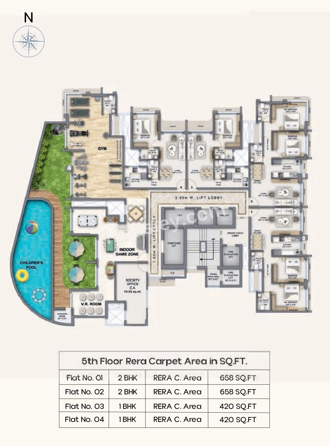 Presidence Marina Floor plan 4