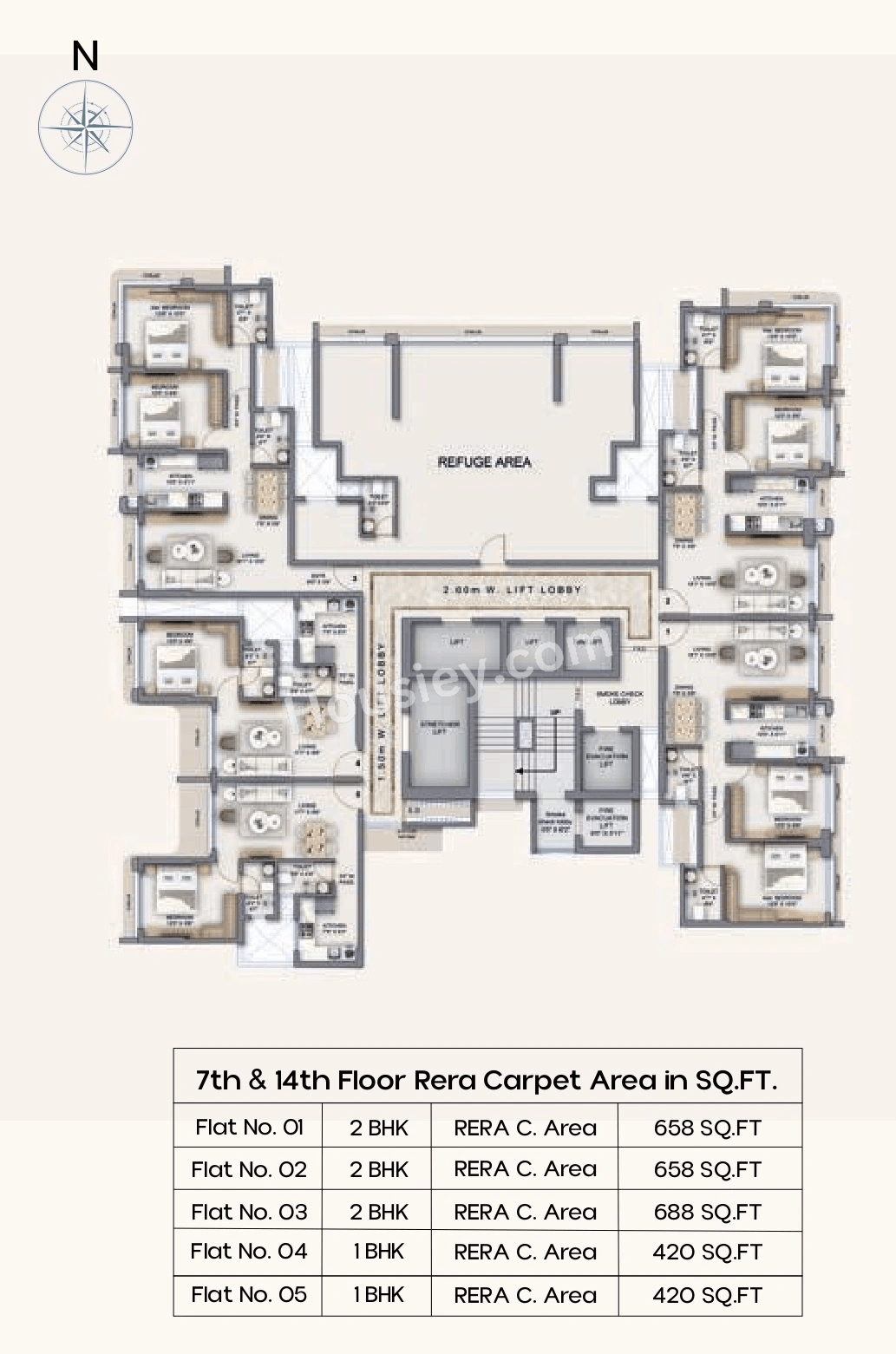 Presidence Marina Floor plan 5