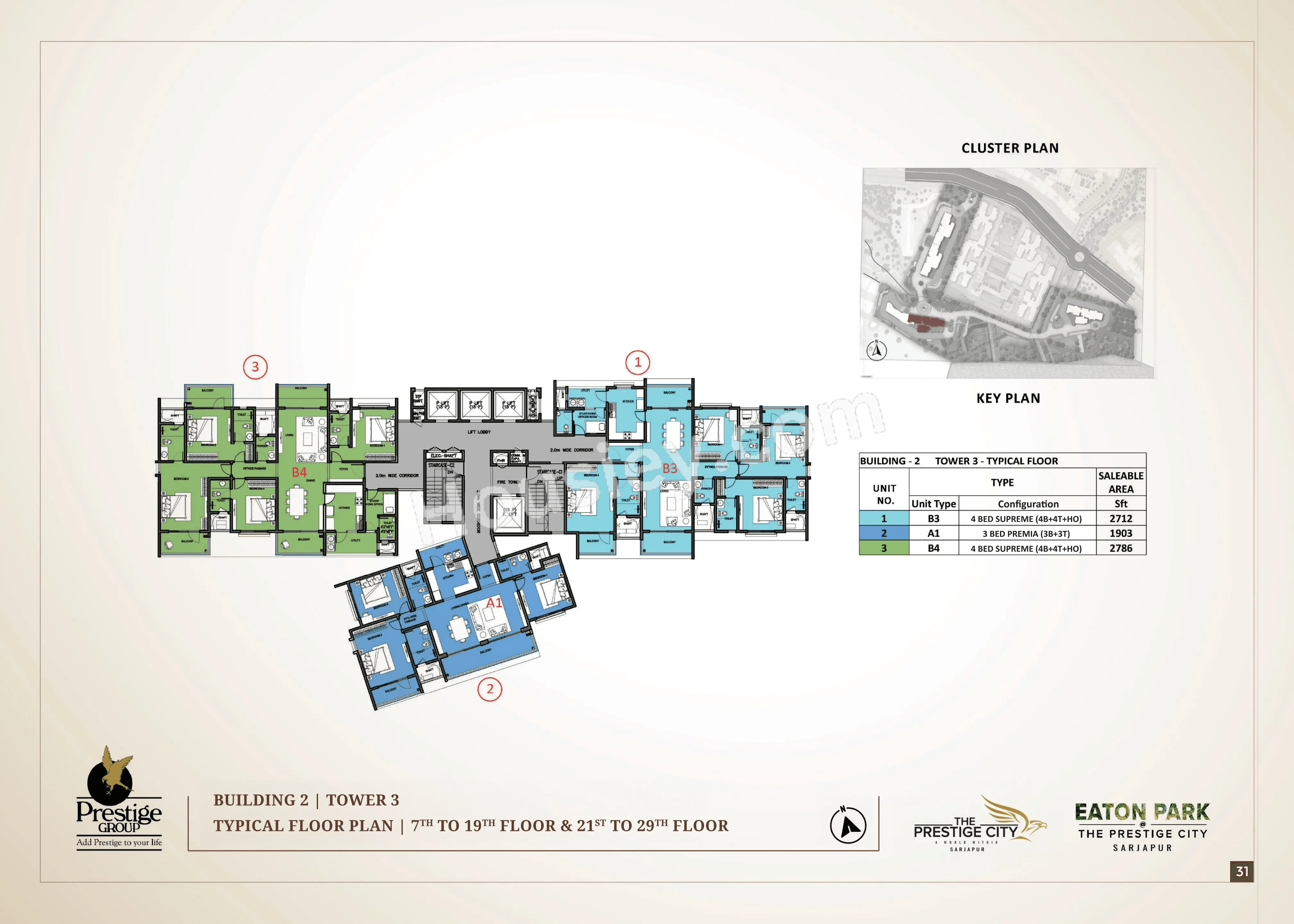 Prestige Ethan Floor plan 3