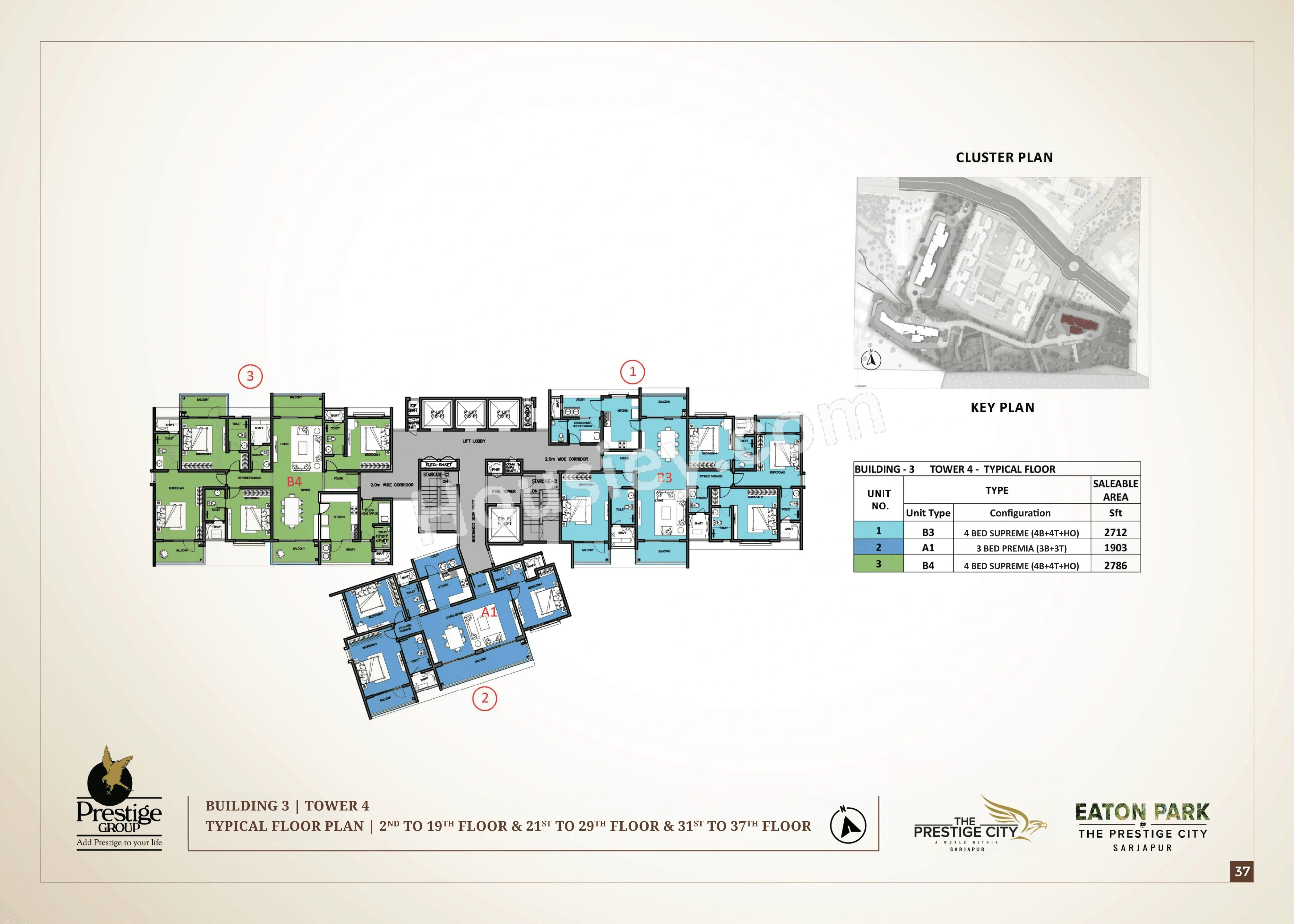 Prestige Ethan Floor plan 4