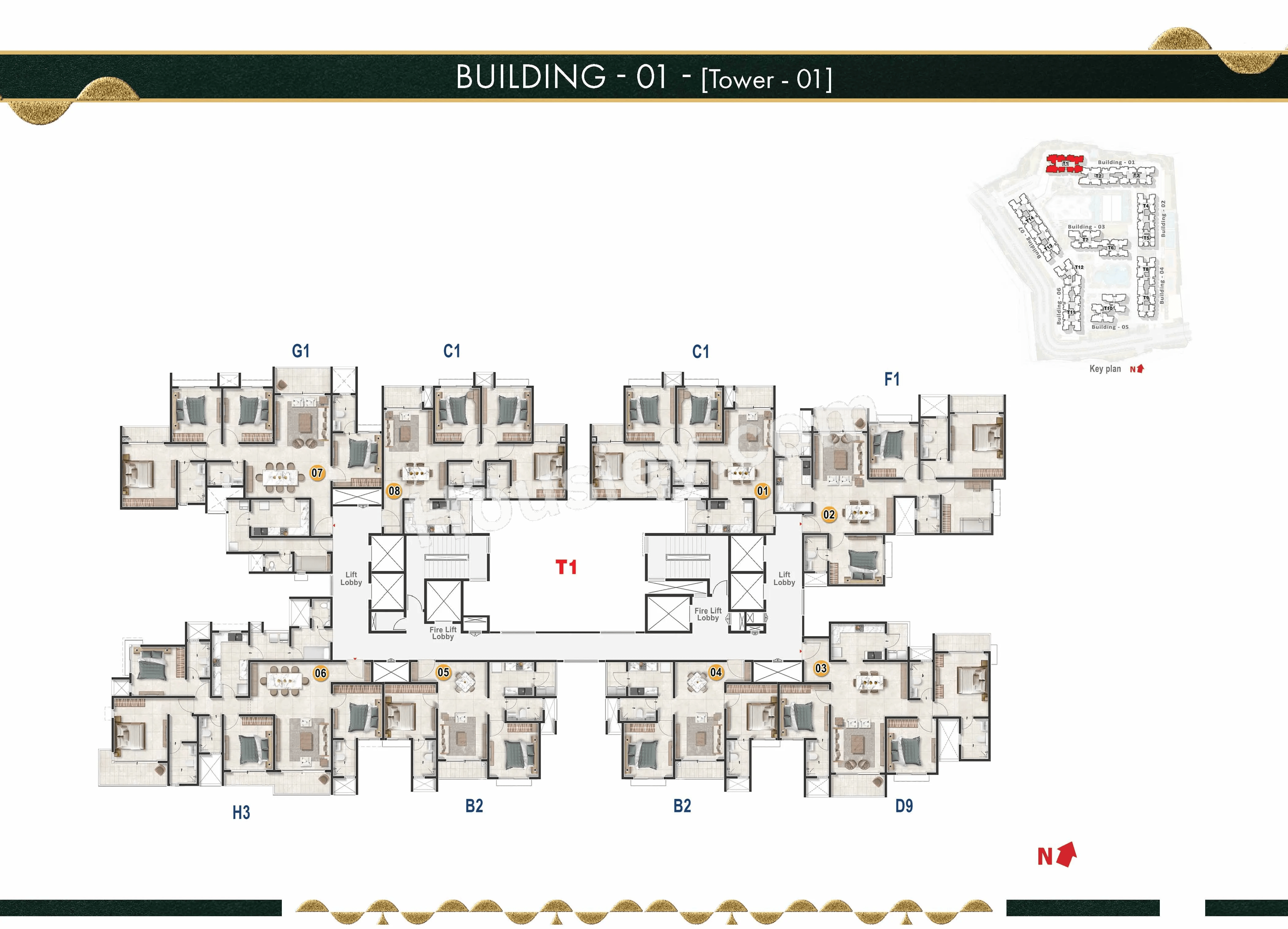 Prestige Evergreen Park Floor plan 1