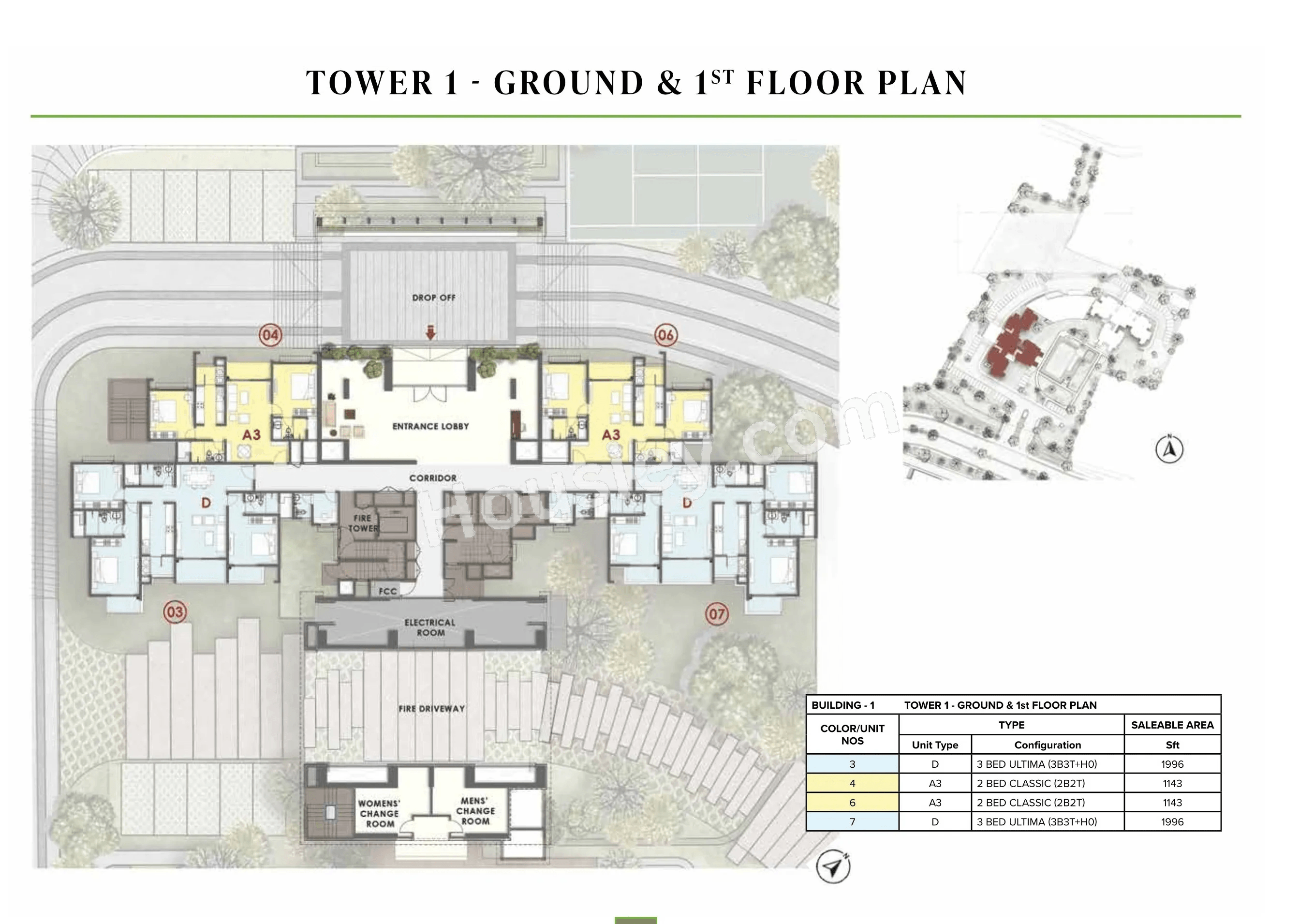 Prestige Fernleaf Floor plan 1