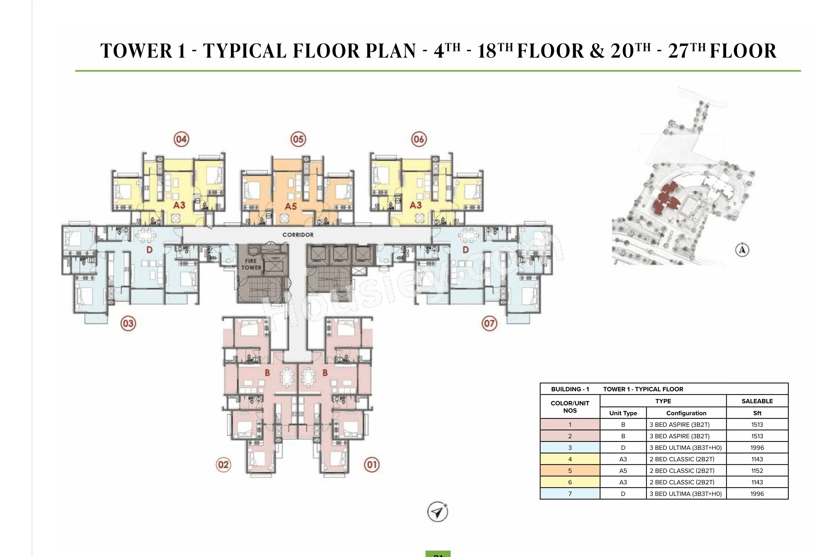 Prestige Fernleaf Floor plan 3