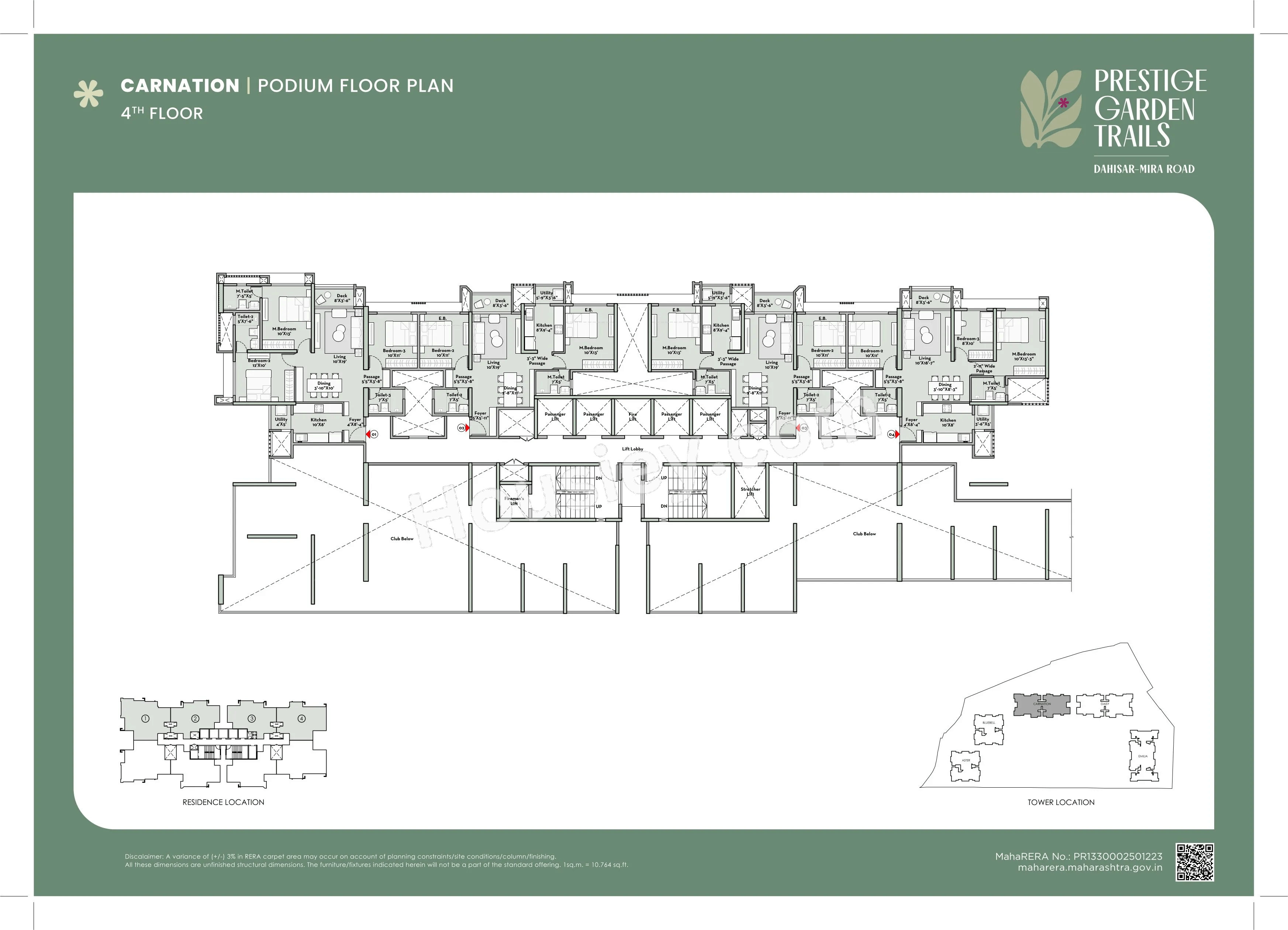 Prestige Garden Trails Floor plan 8