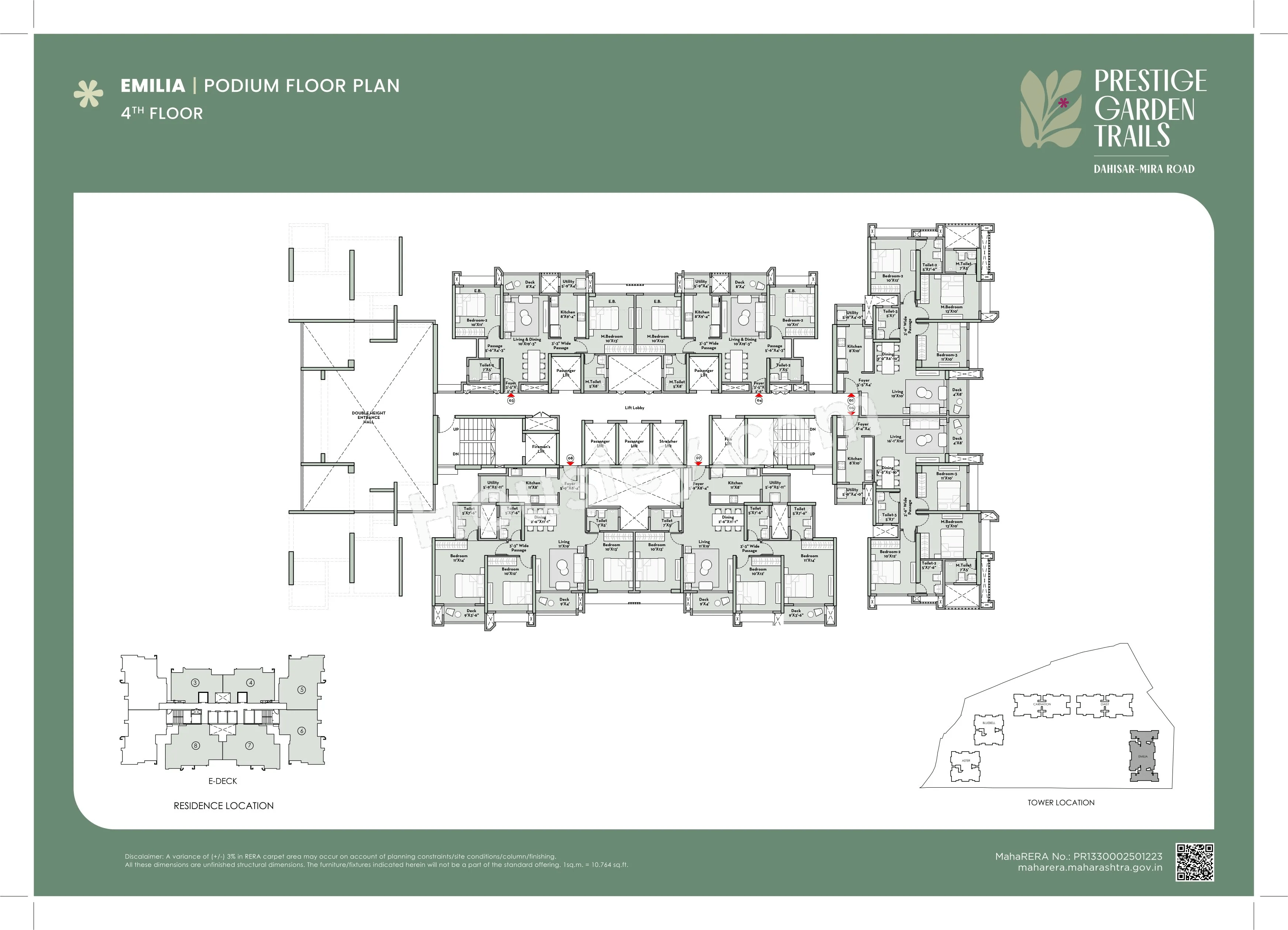 Prestige Garden Trails Floor plan 10
