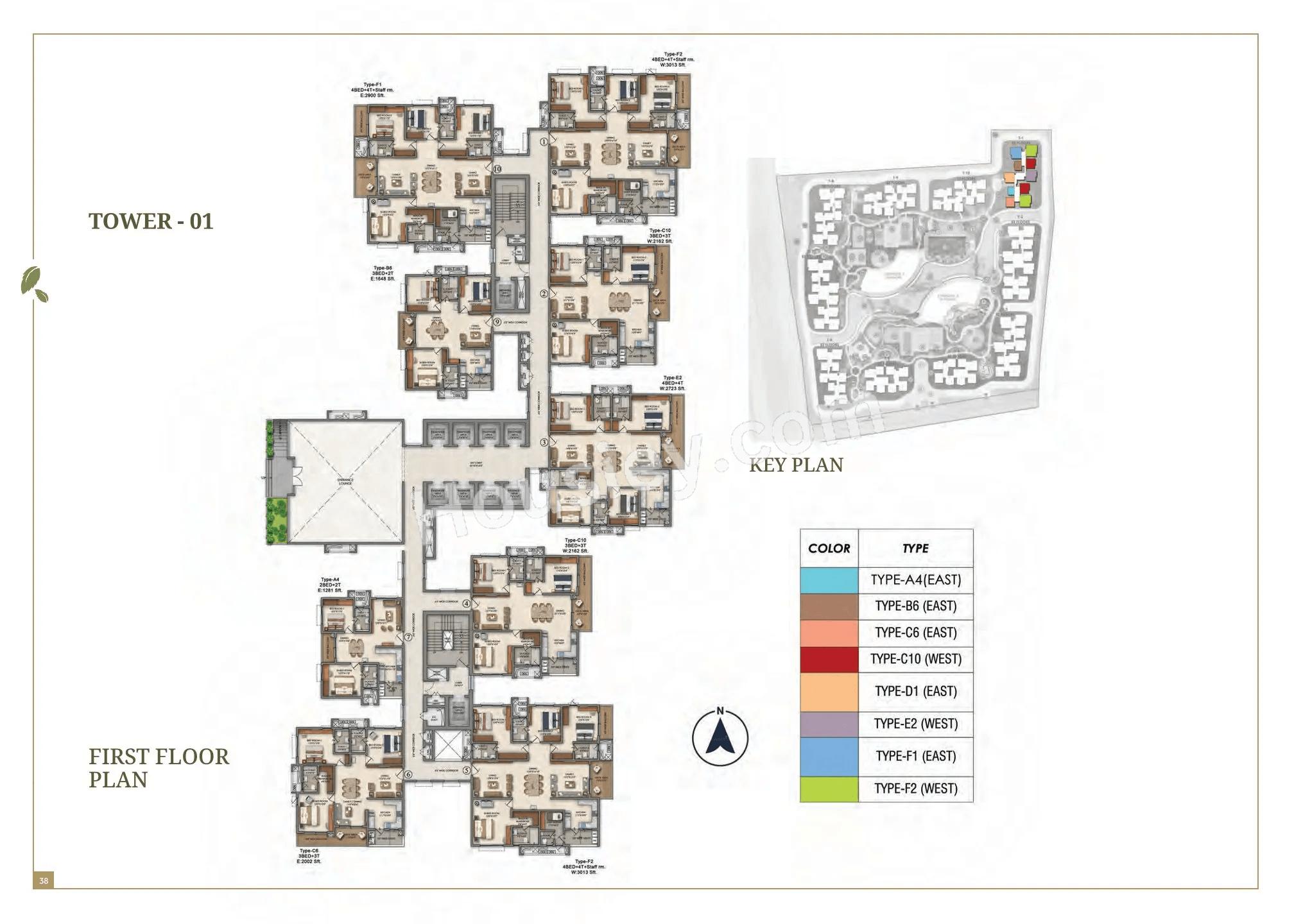 Prestige Golden Grove Floor plan 2