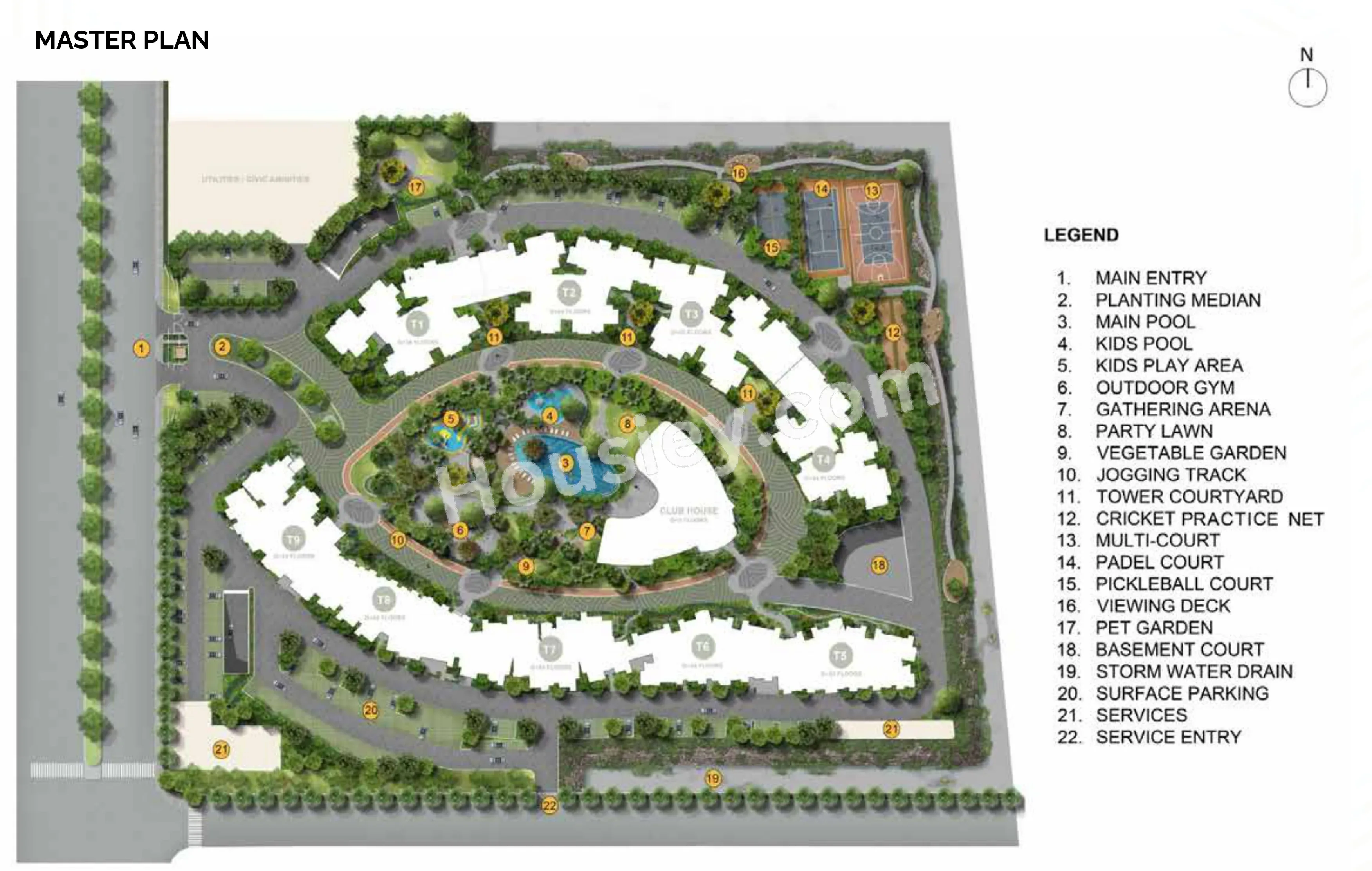 Prestige Parklane Floor plan 1
