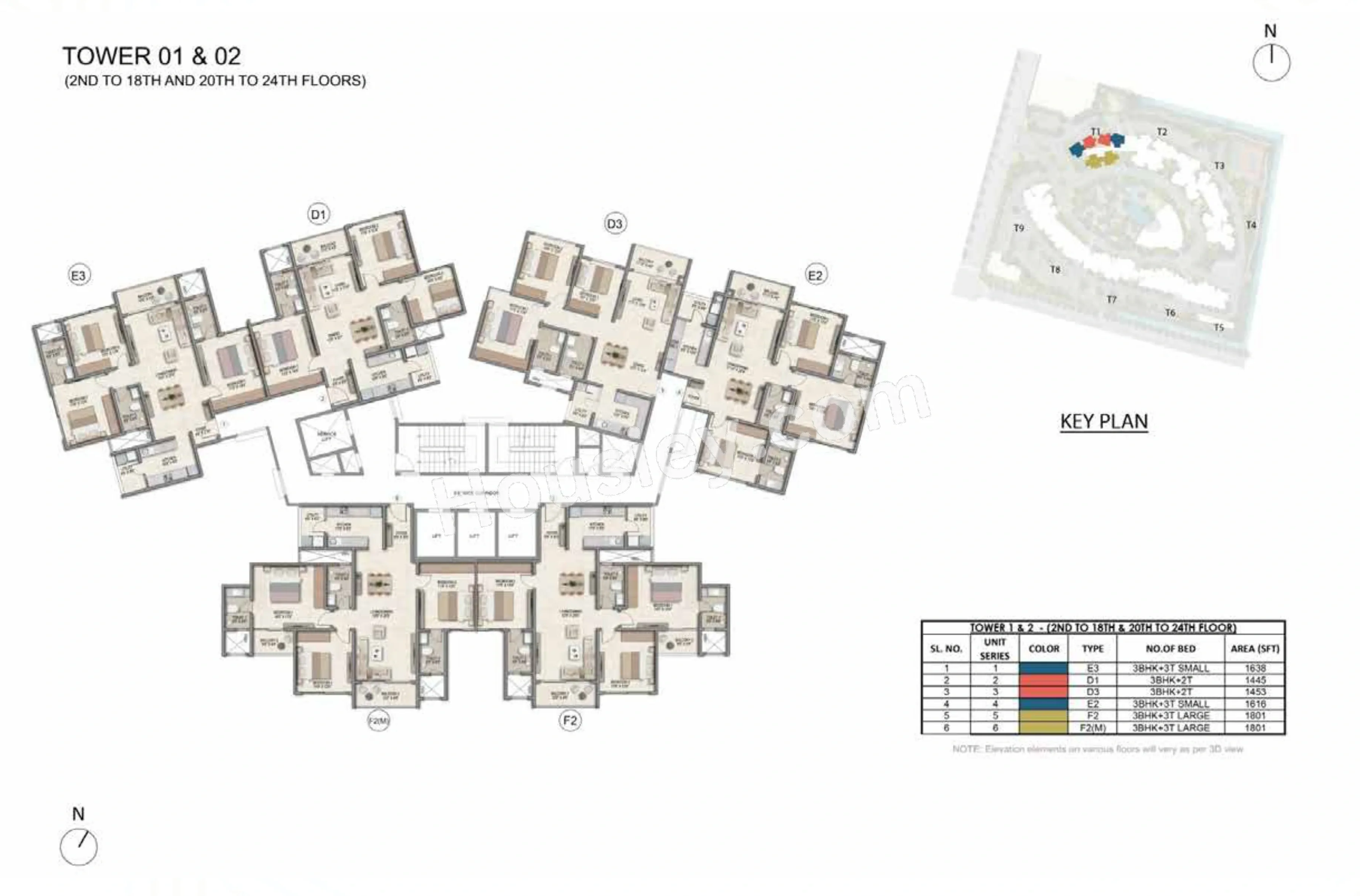 Prestige Parklane Floor plan 1