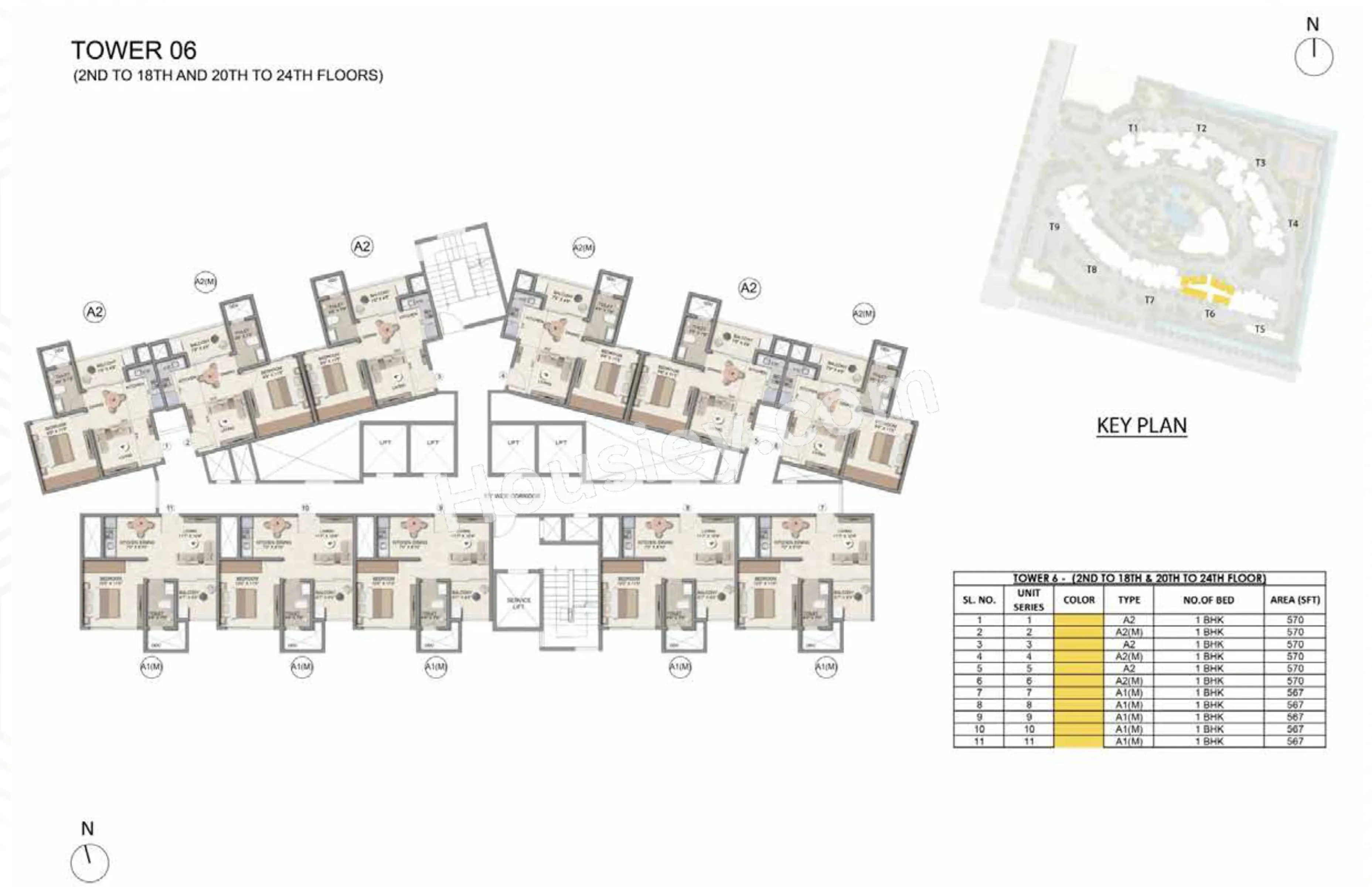 Prestige Parklane Floor plan 5