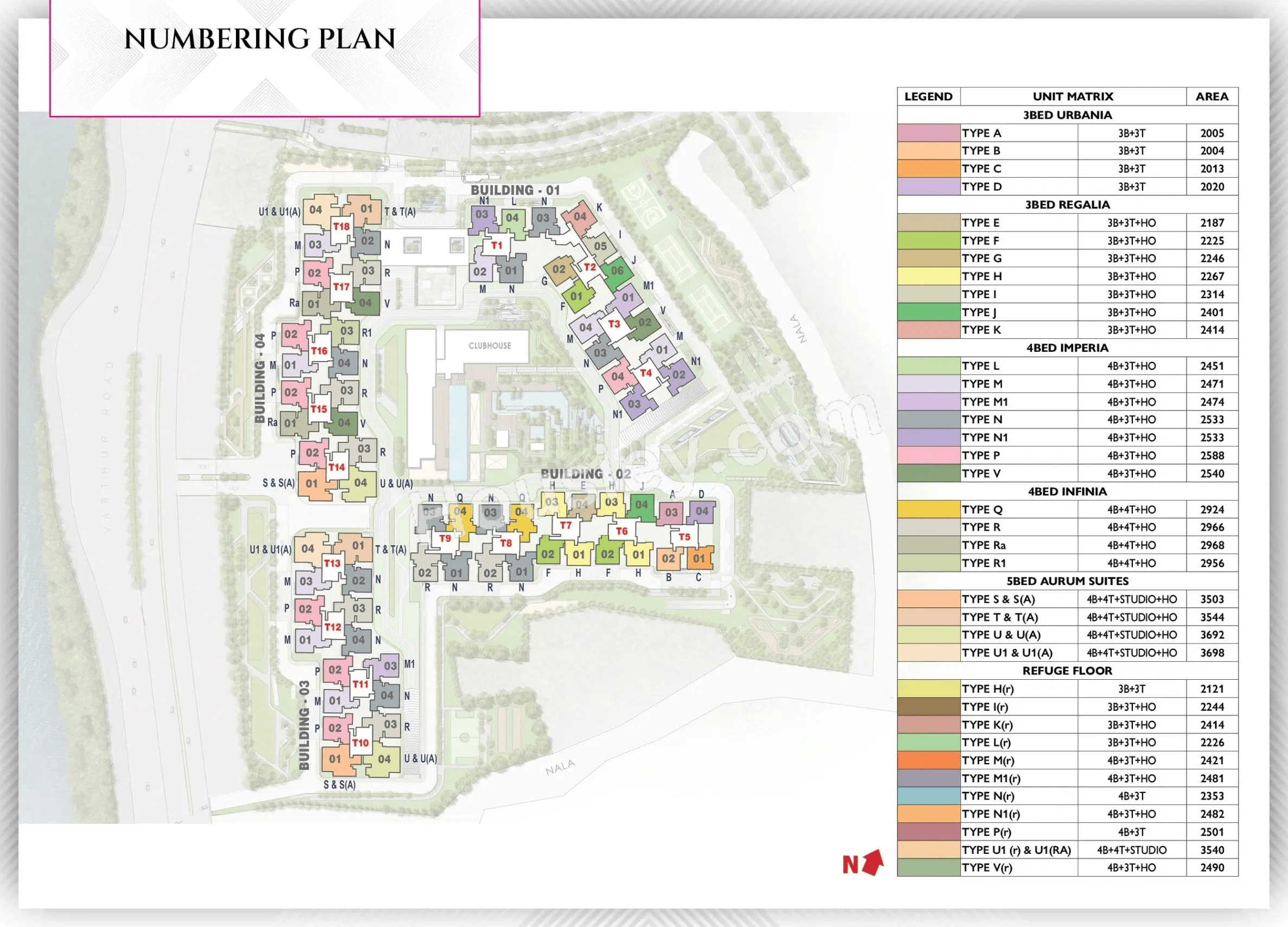 Prestige Raintree Park Floor plan 2