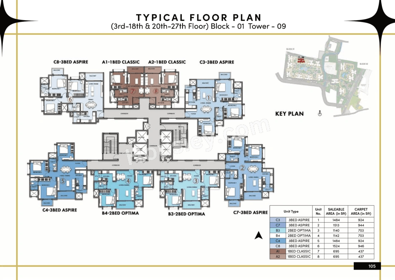 Prestige Southern Star Floor plan 7