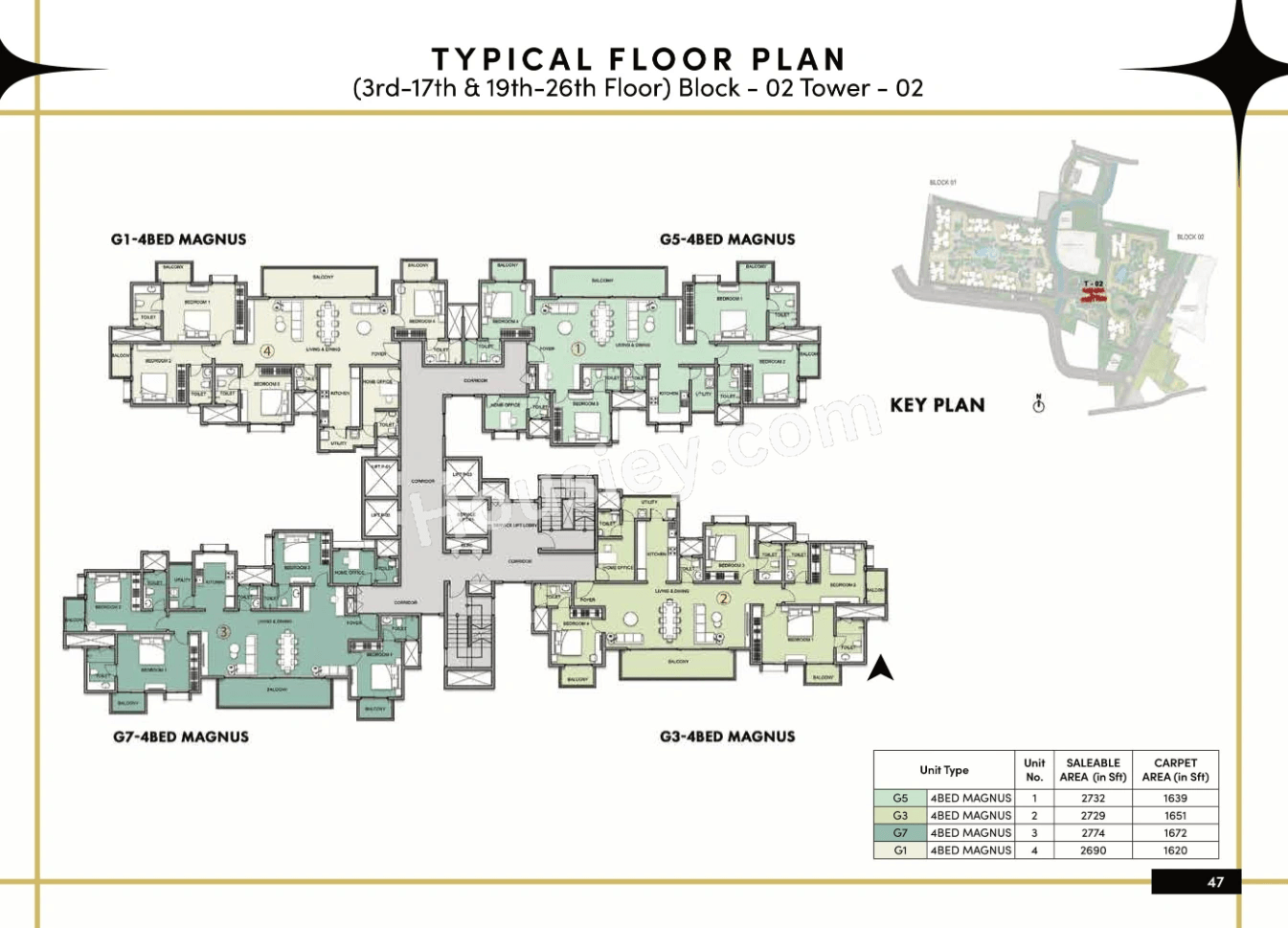 Prestige Southern Star Floor plan 11