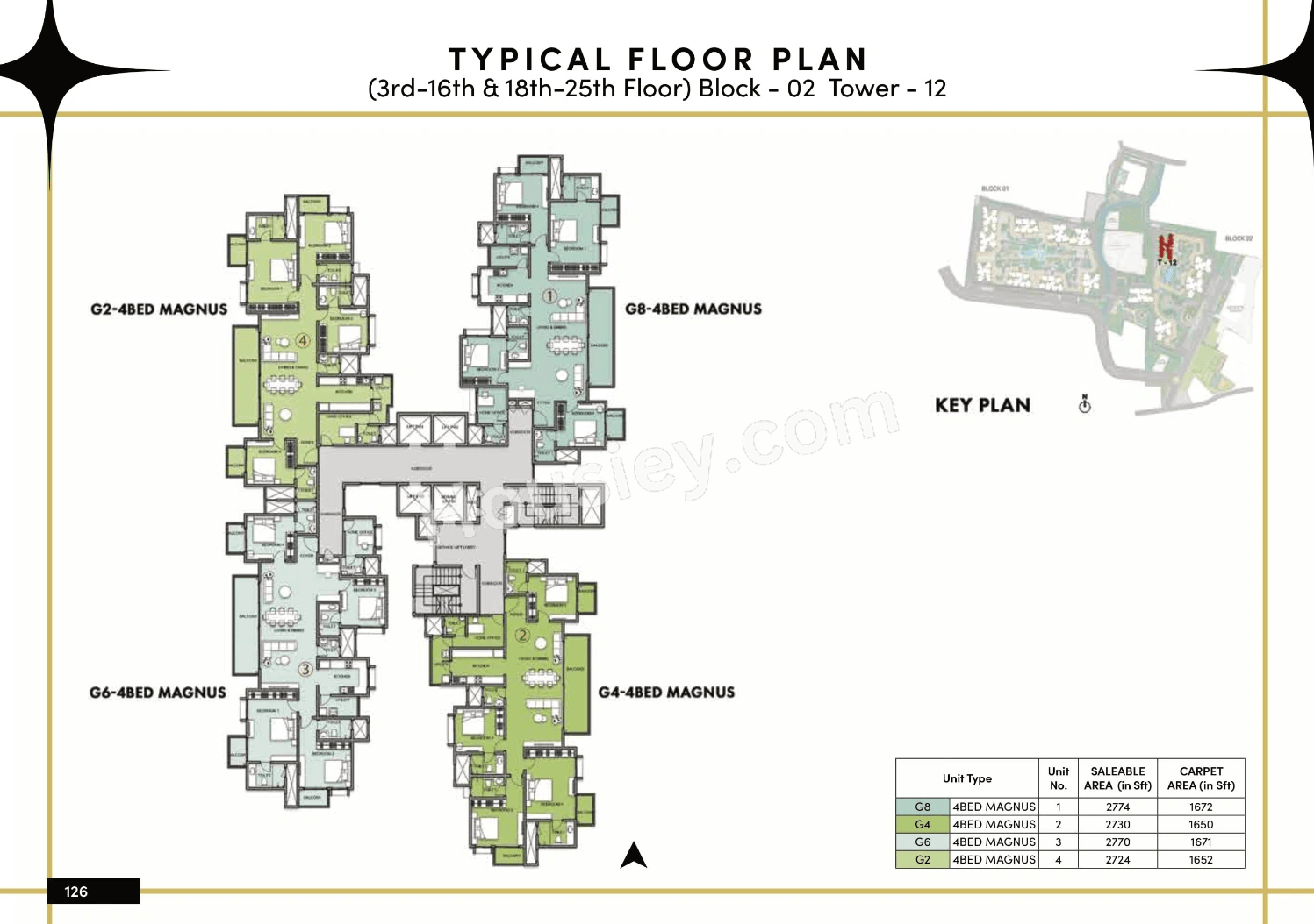 Prestige Southern Star Floor plan 12
