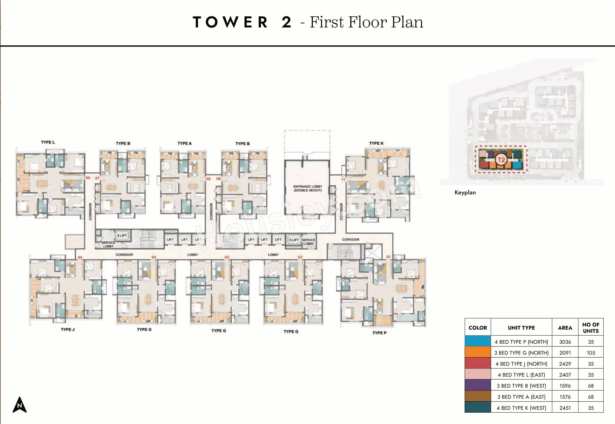 Prestige Spring Heights Rajendra Nagar Floor plan 10
