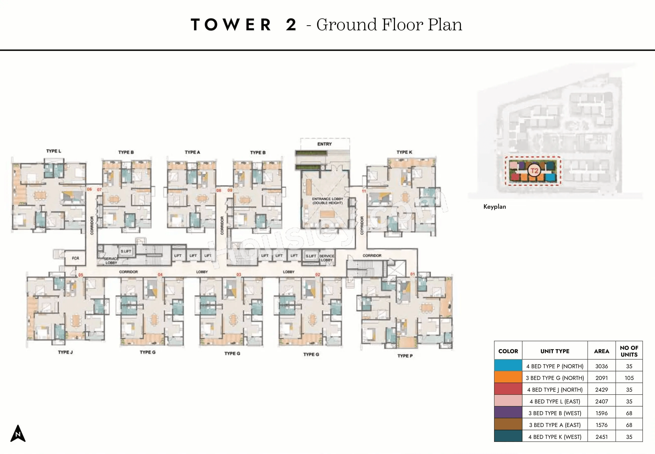 Prestige Spring Heights Rajendra Nagar Floor plan 11
