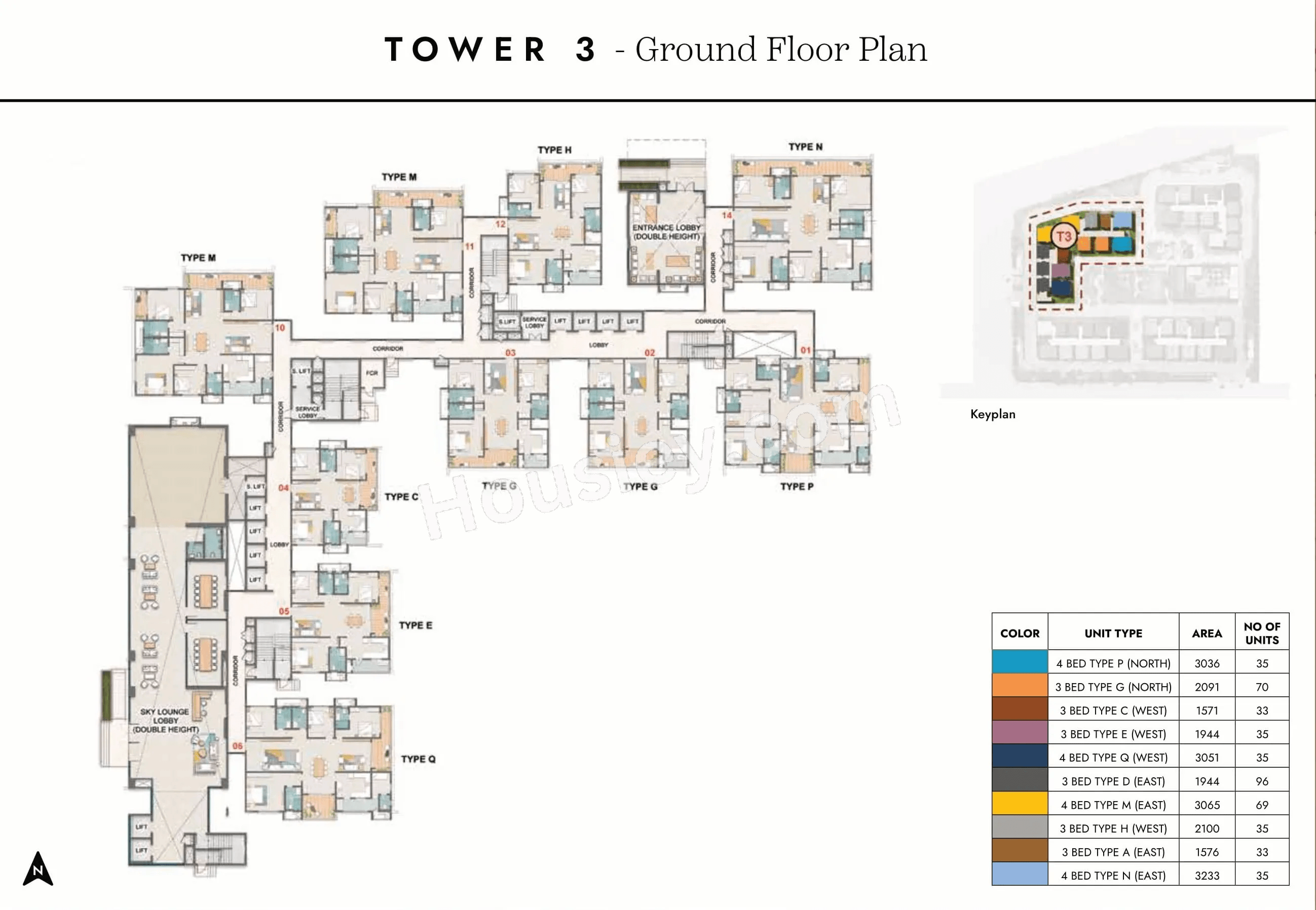 Prestige Spring Heights Rajendra Nagar Floor plan 12