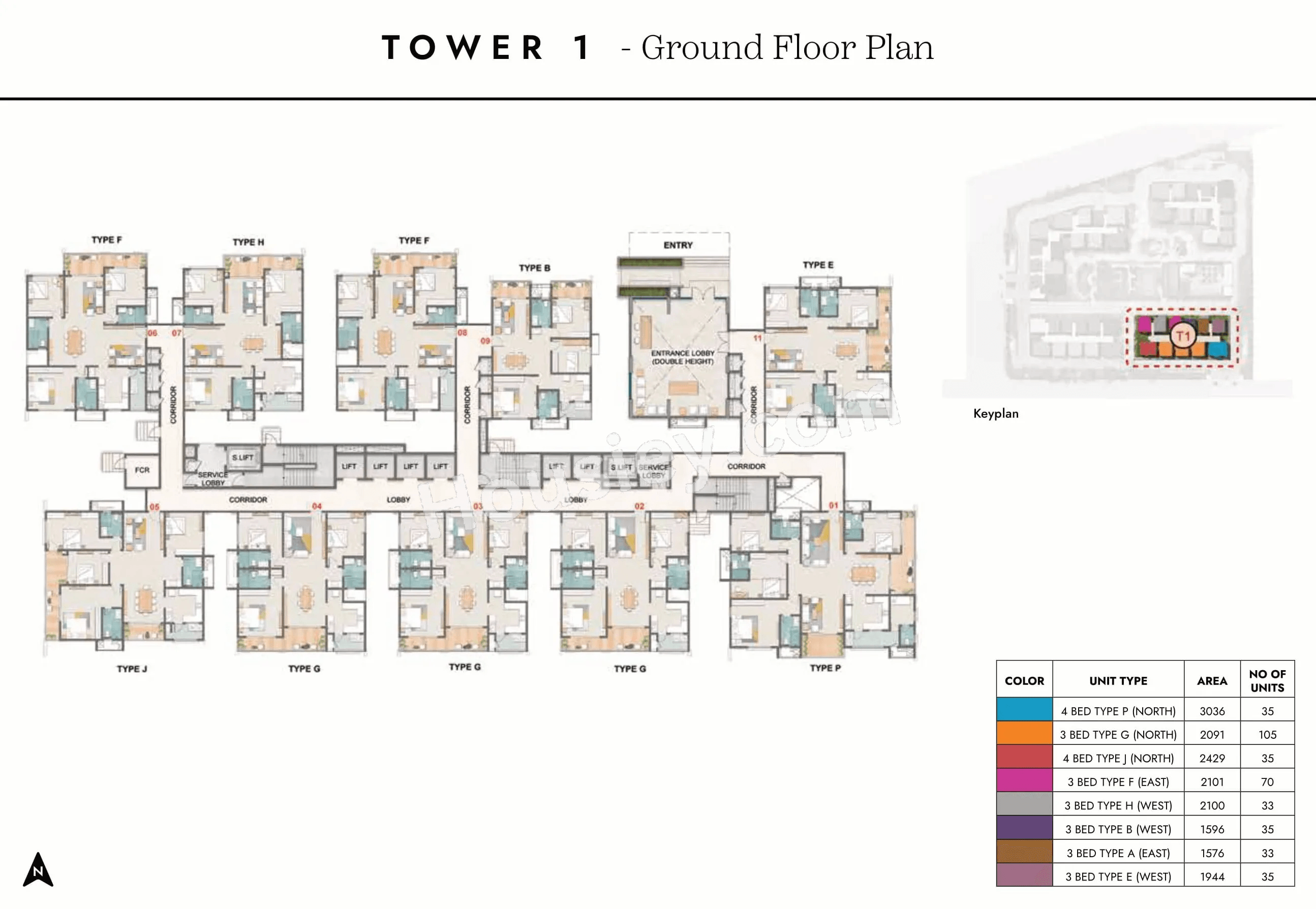 Prestige Spring Heights Rajendra Nagar Floor plan 13