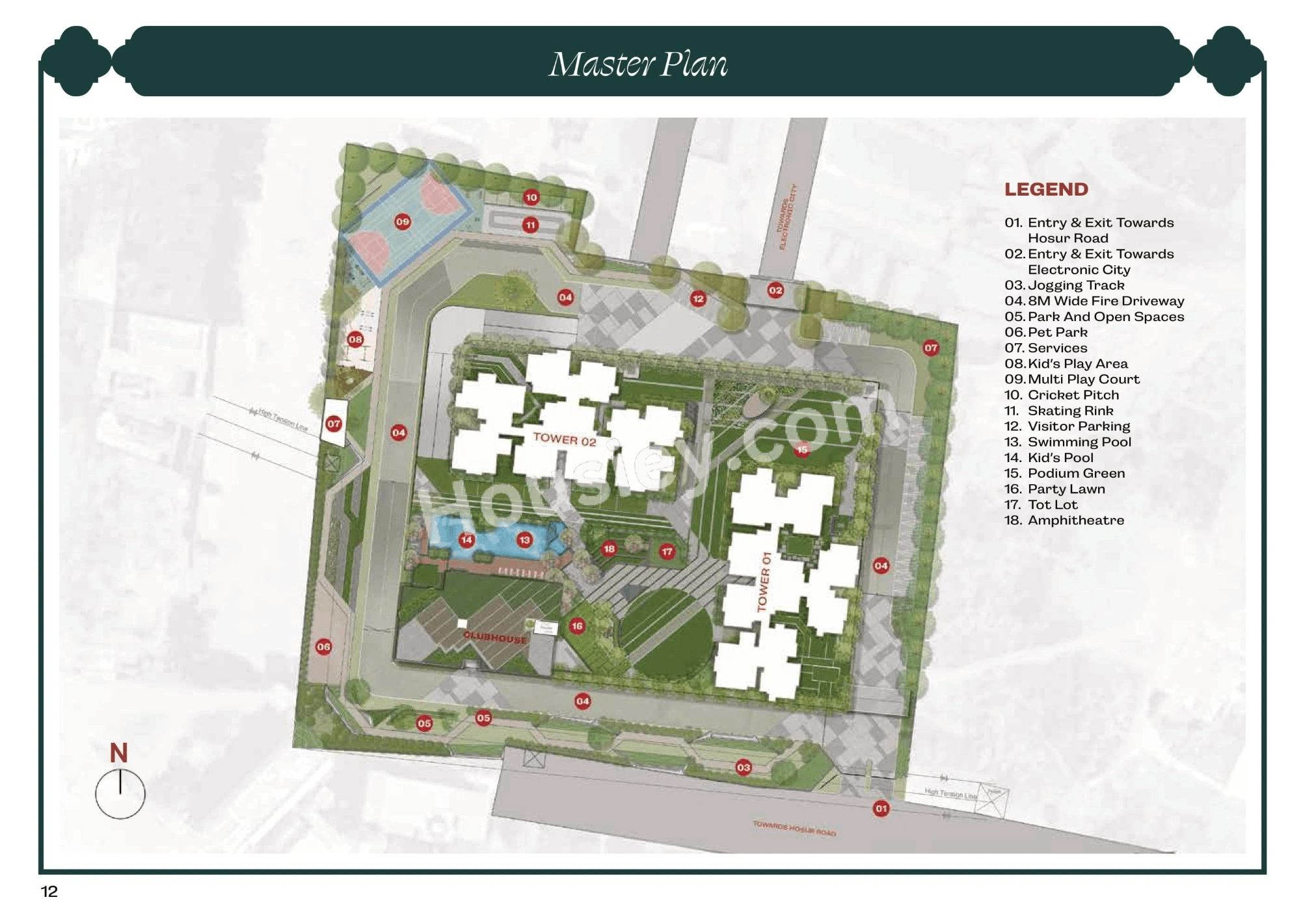 Prestige Suncrest Floor plan 1
