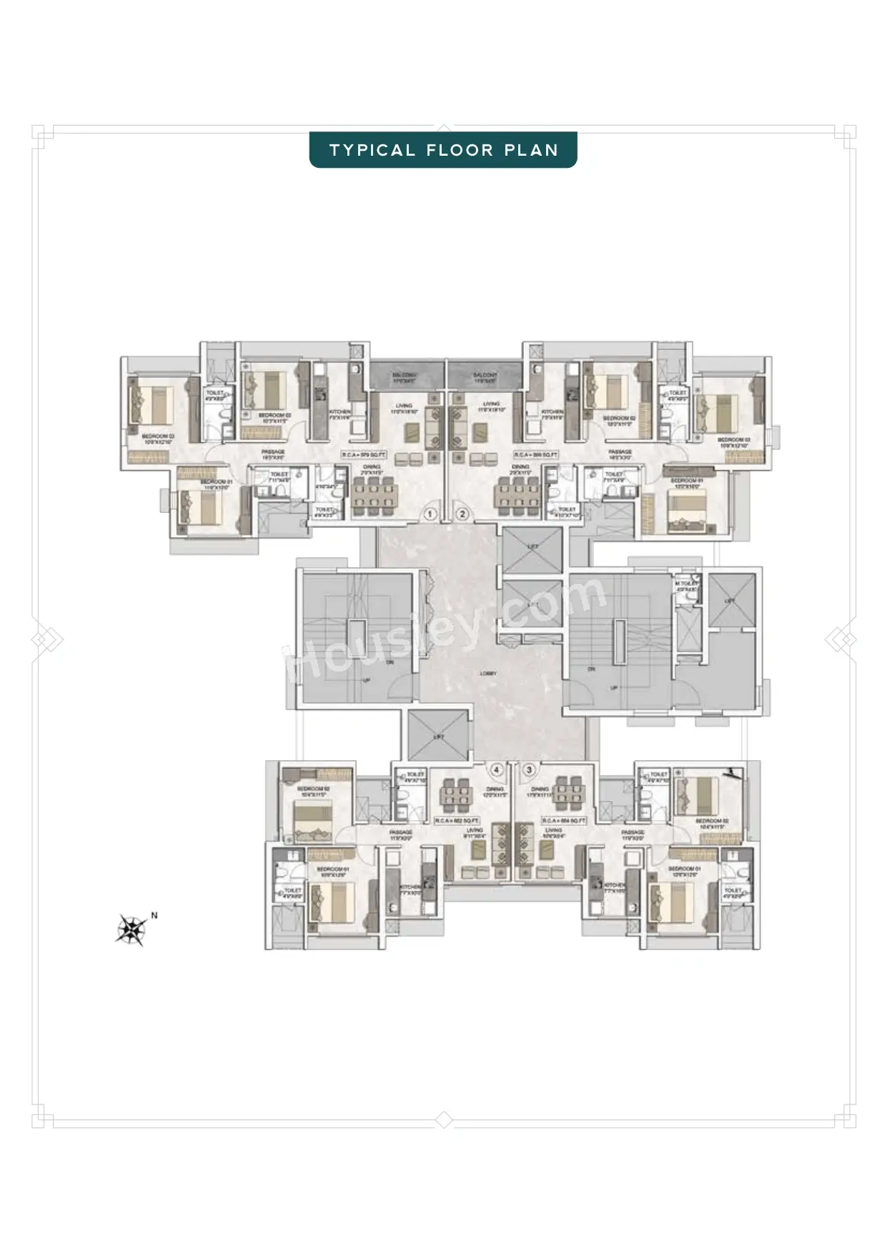 PrinceCare Amaraa Floor Plan