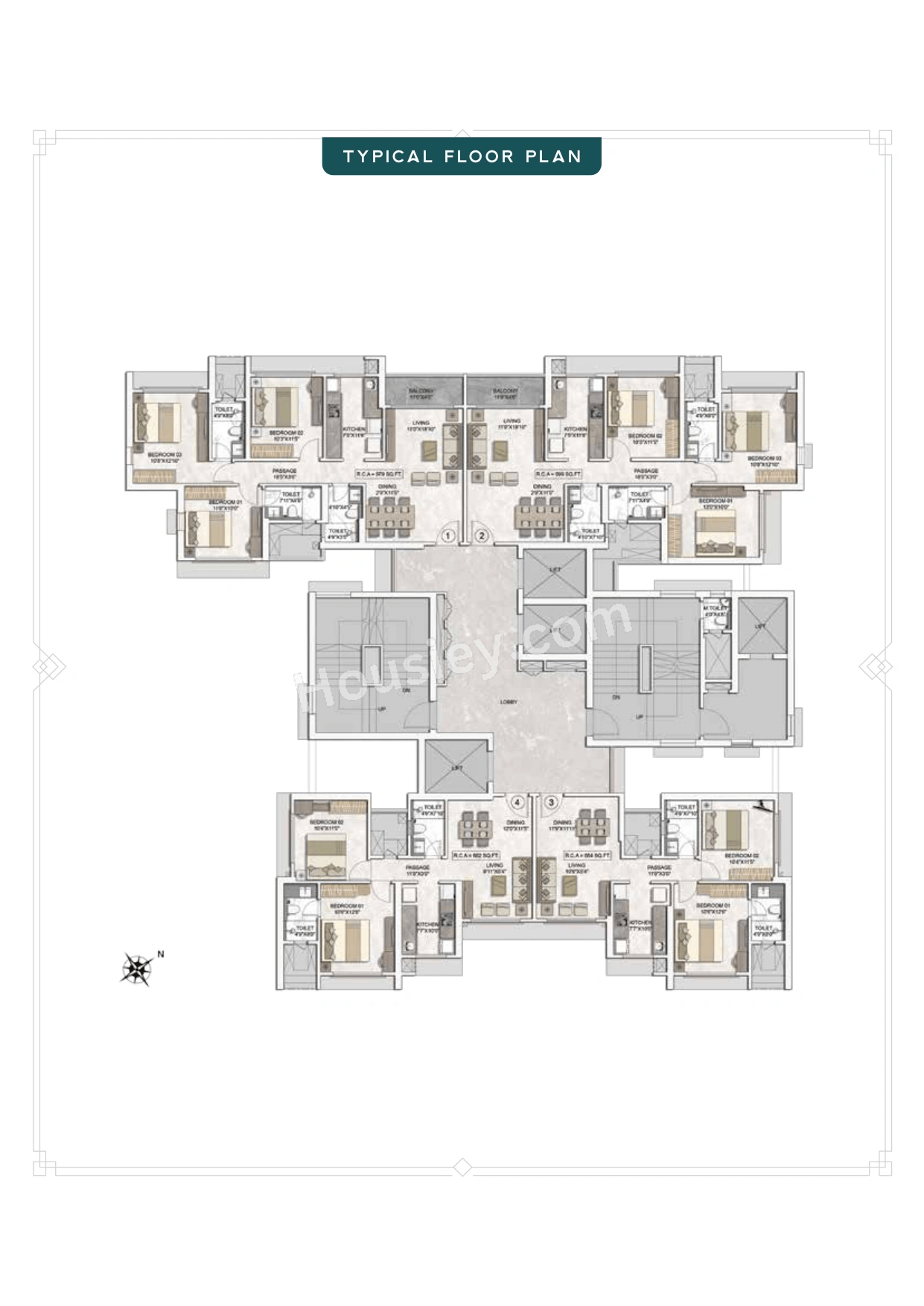 PrinceCare Amaraa Floor Plan