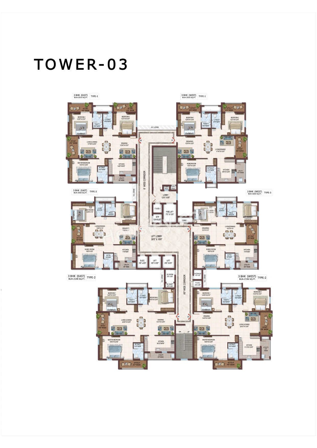 Prosperiti Homes Ekam Floor plan 3