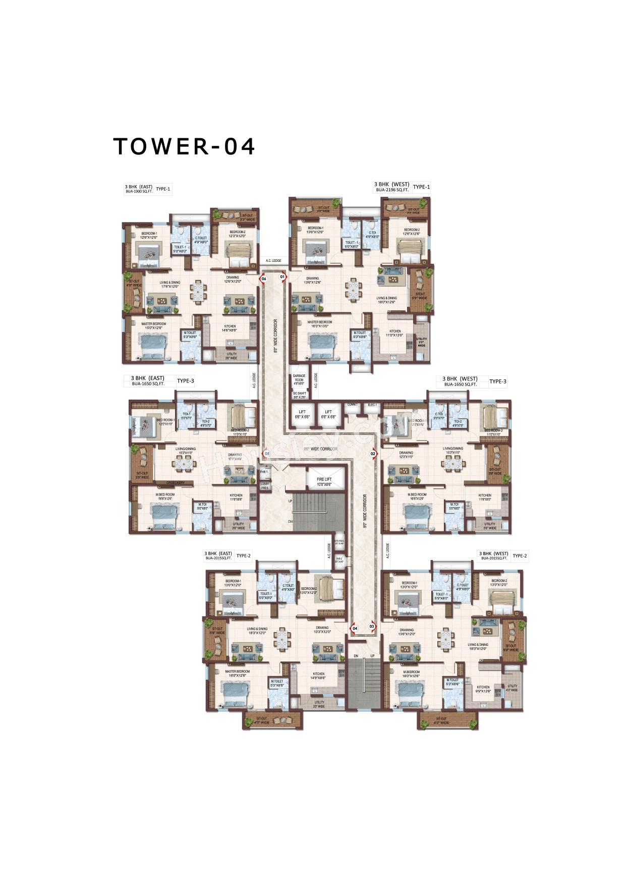 Prosperiti Homes Ekam Floor plan 4
