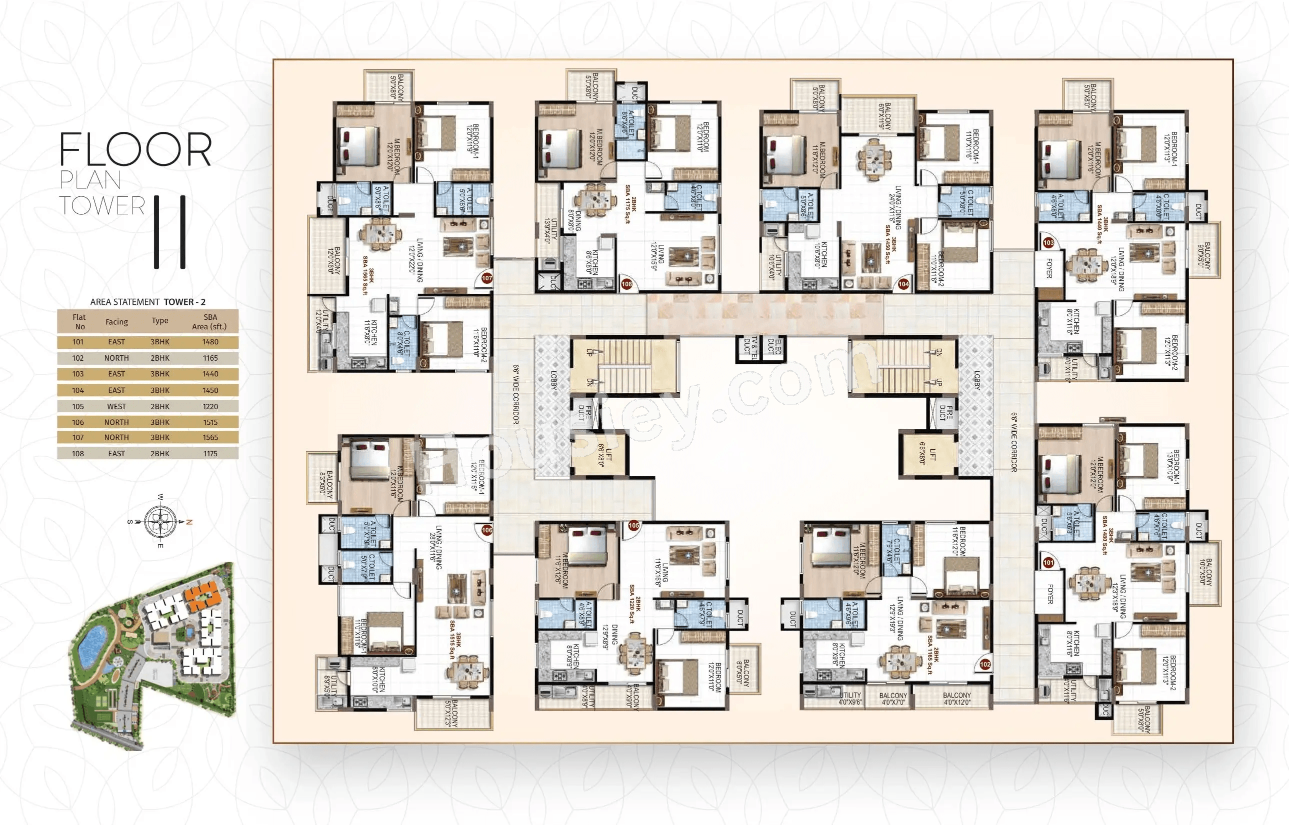 PSR Vanasree Floor plan 2