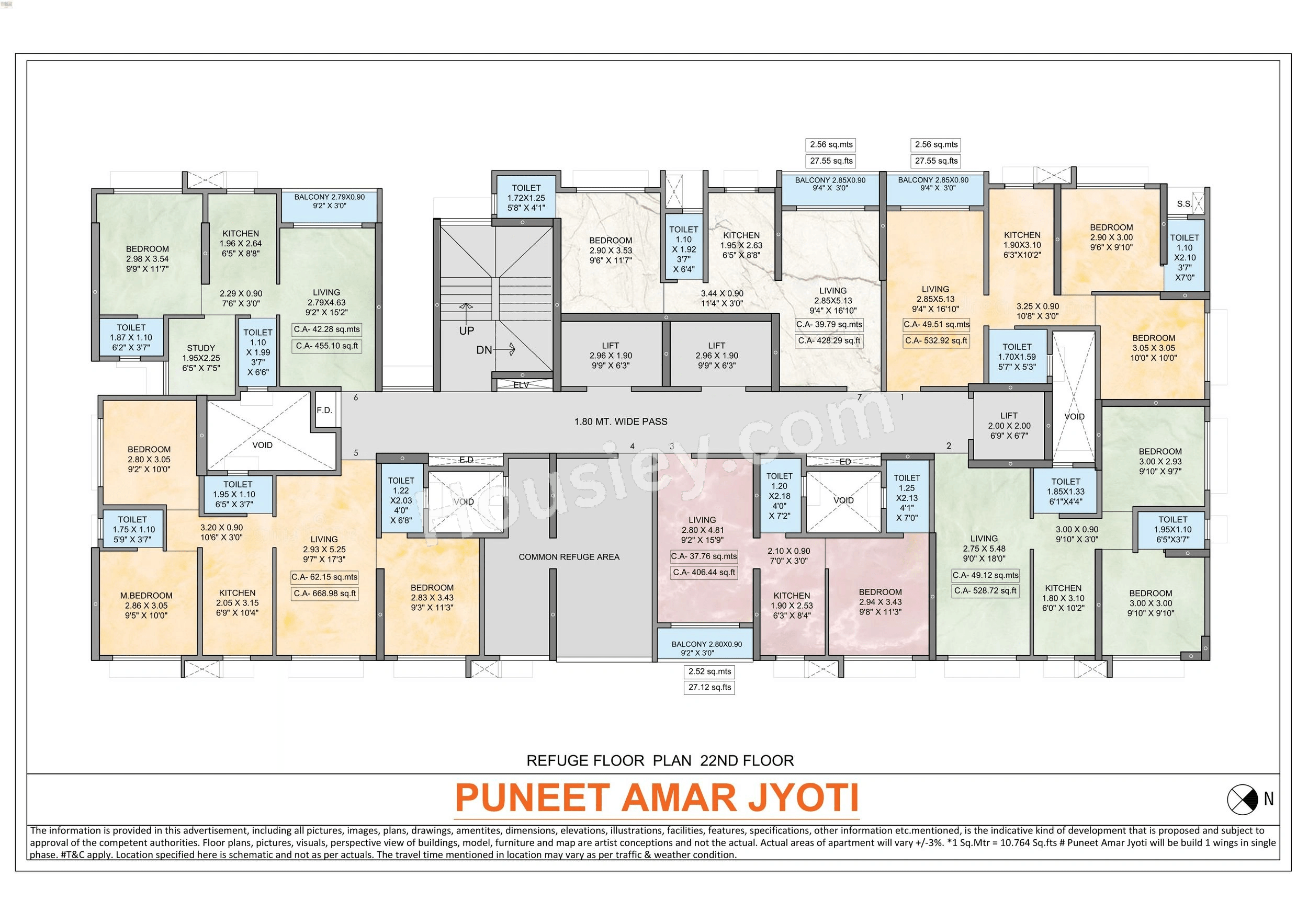 Puneet Amarjyoti Floor plan 2