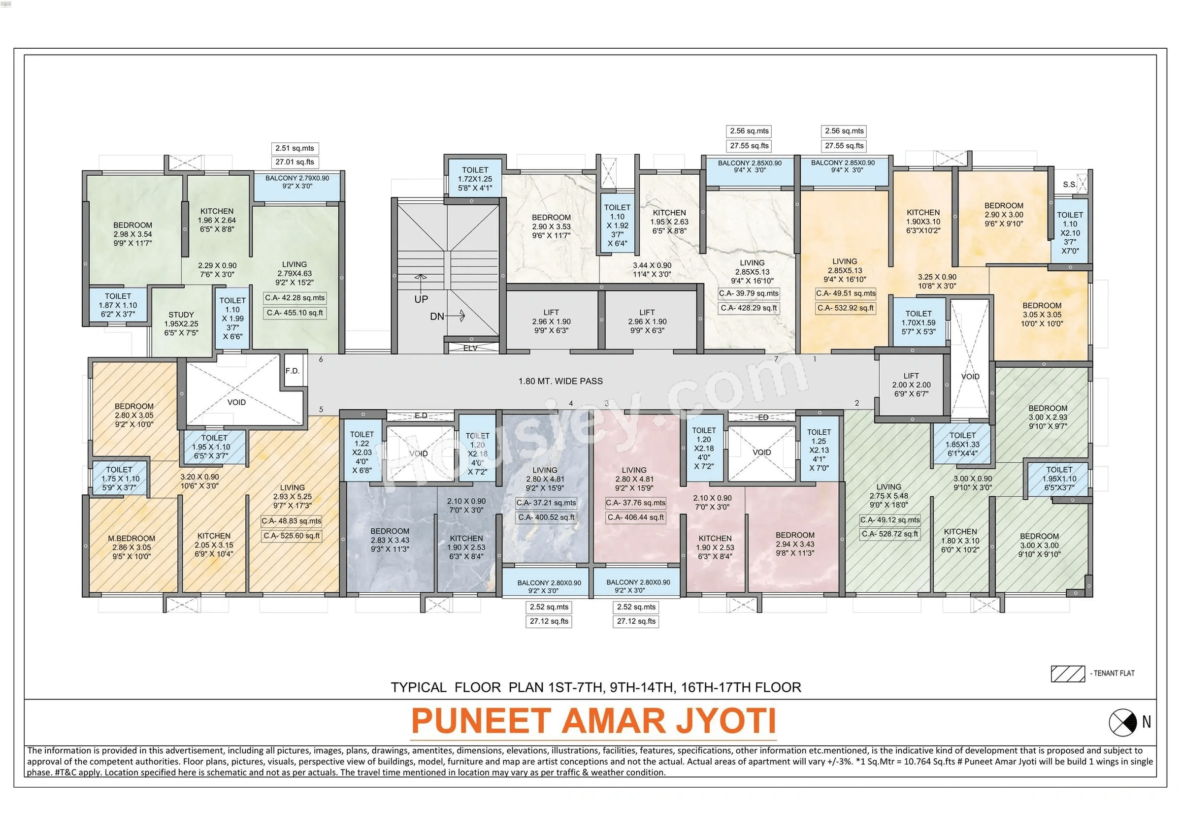 Puneet Amarjyoti Floor plan 3