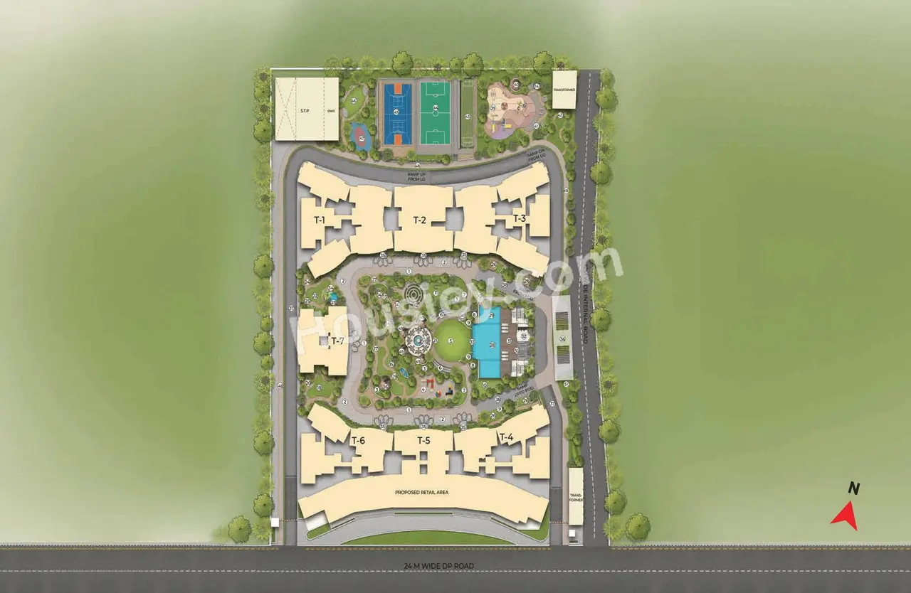 Purva Atmosphere Keshav Nagar Master Plan