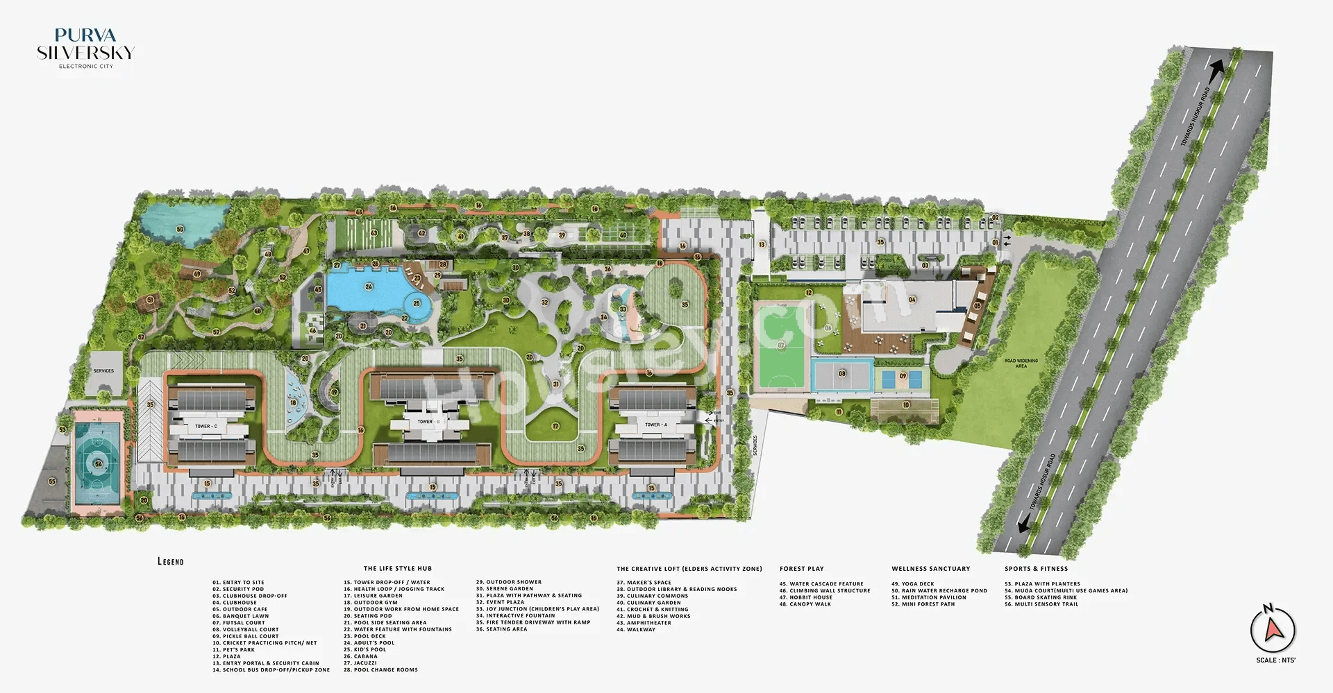 Purva Bliss Master Plan