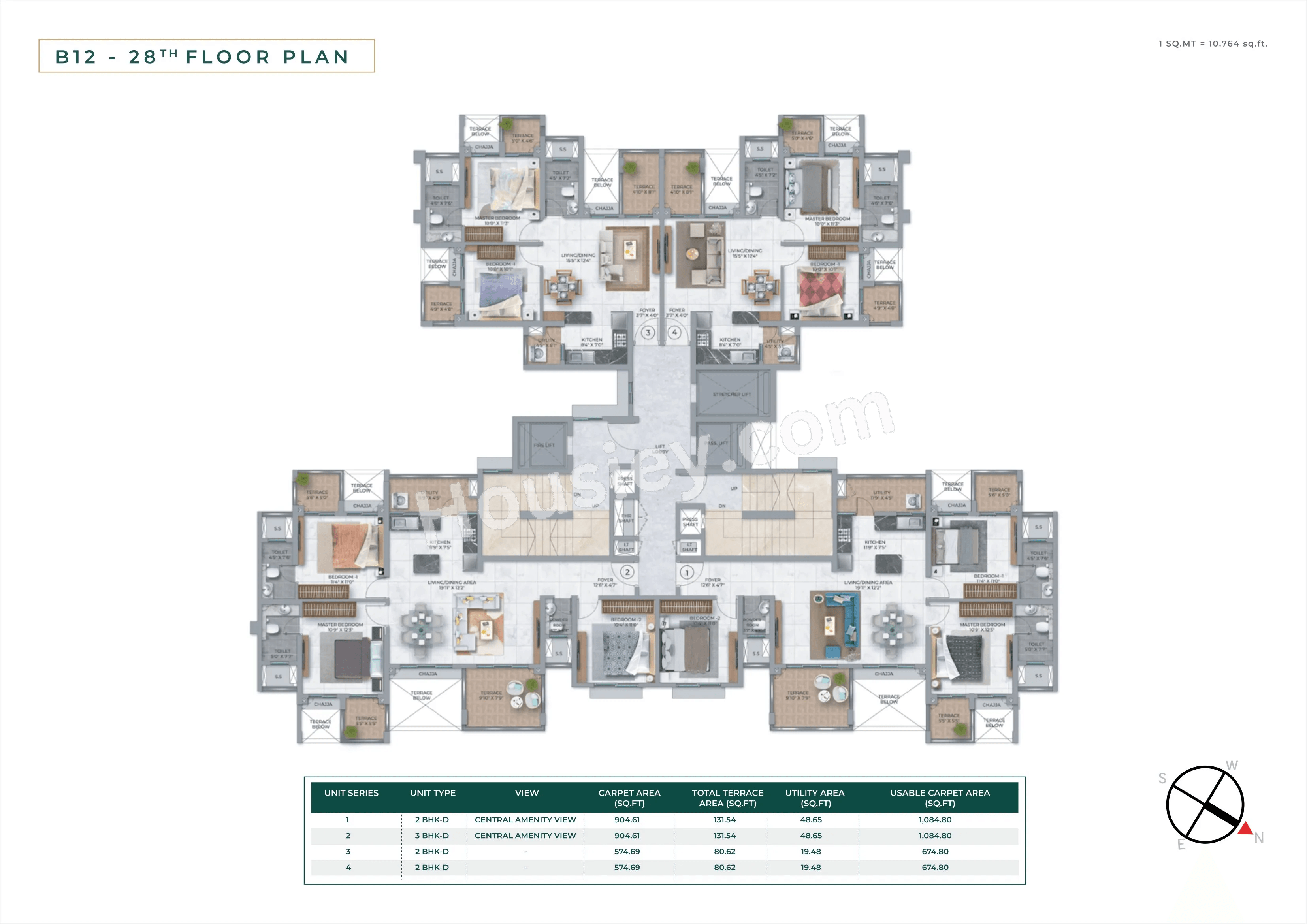 Purva Emerald Bay Floor plan 8