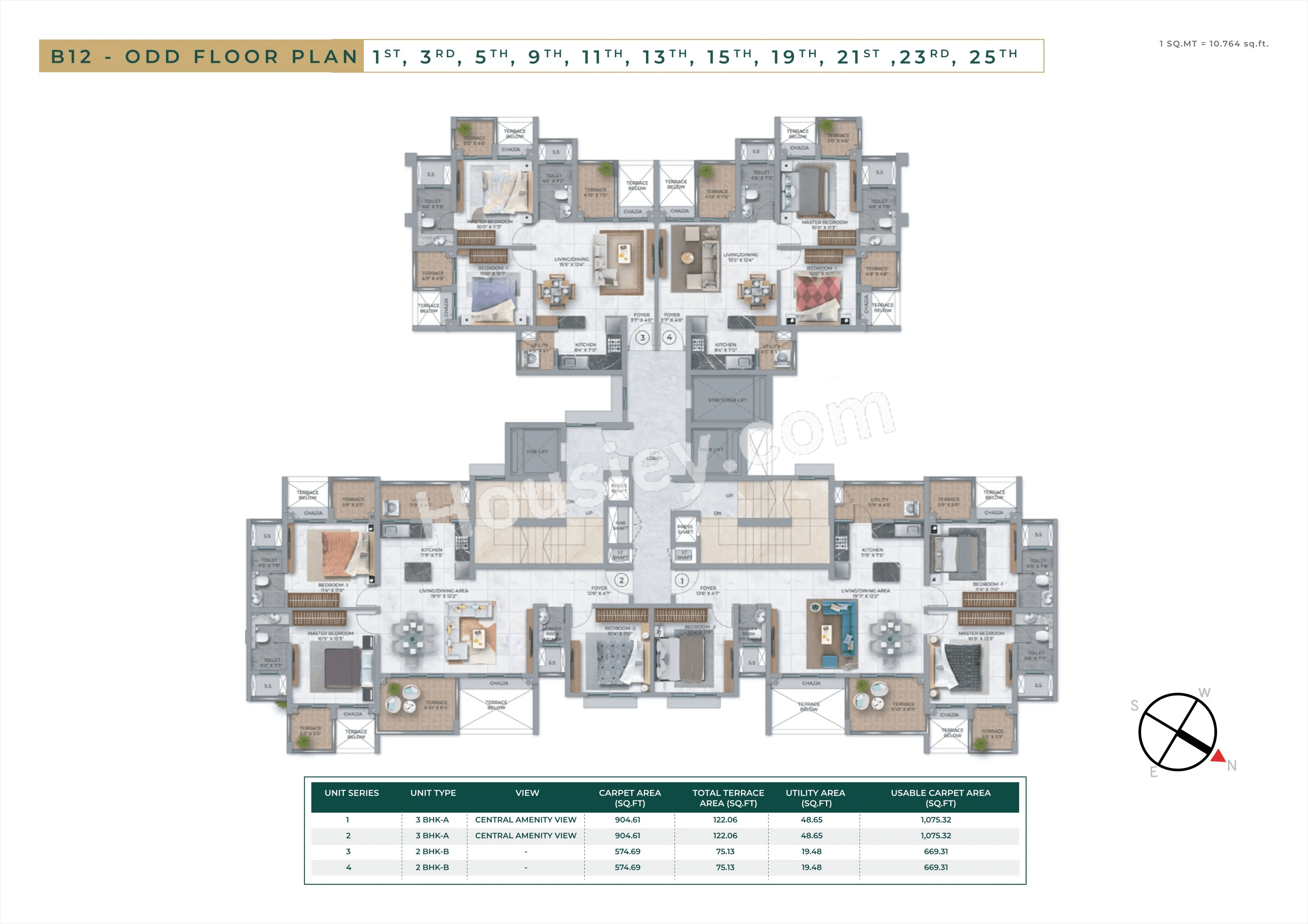 Purva Emerald Bay Floor plan 9