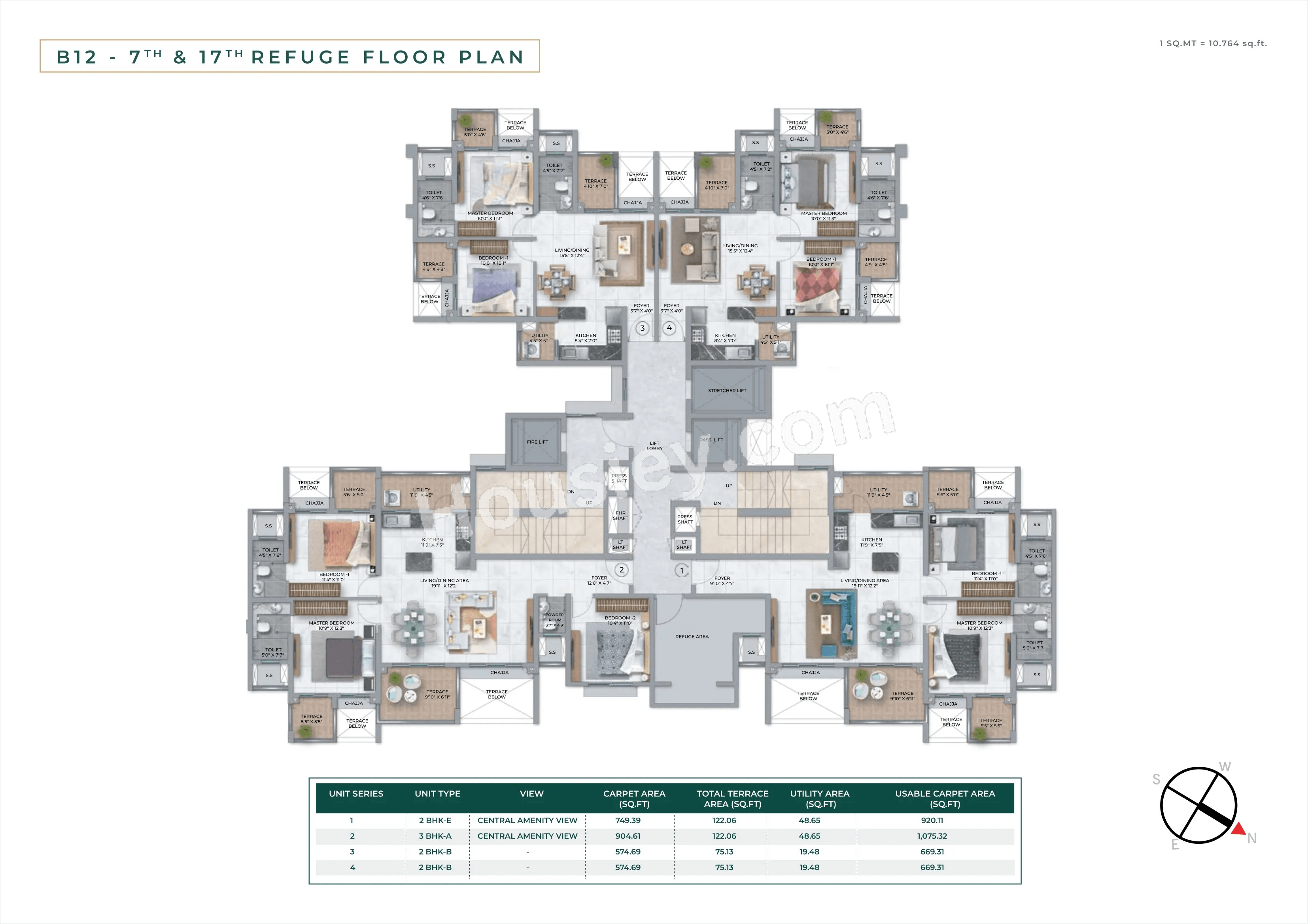 Purva Emerald Bay Floor plan 10