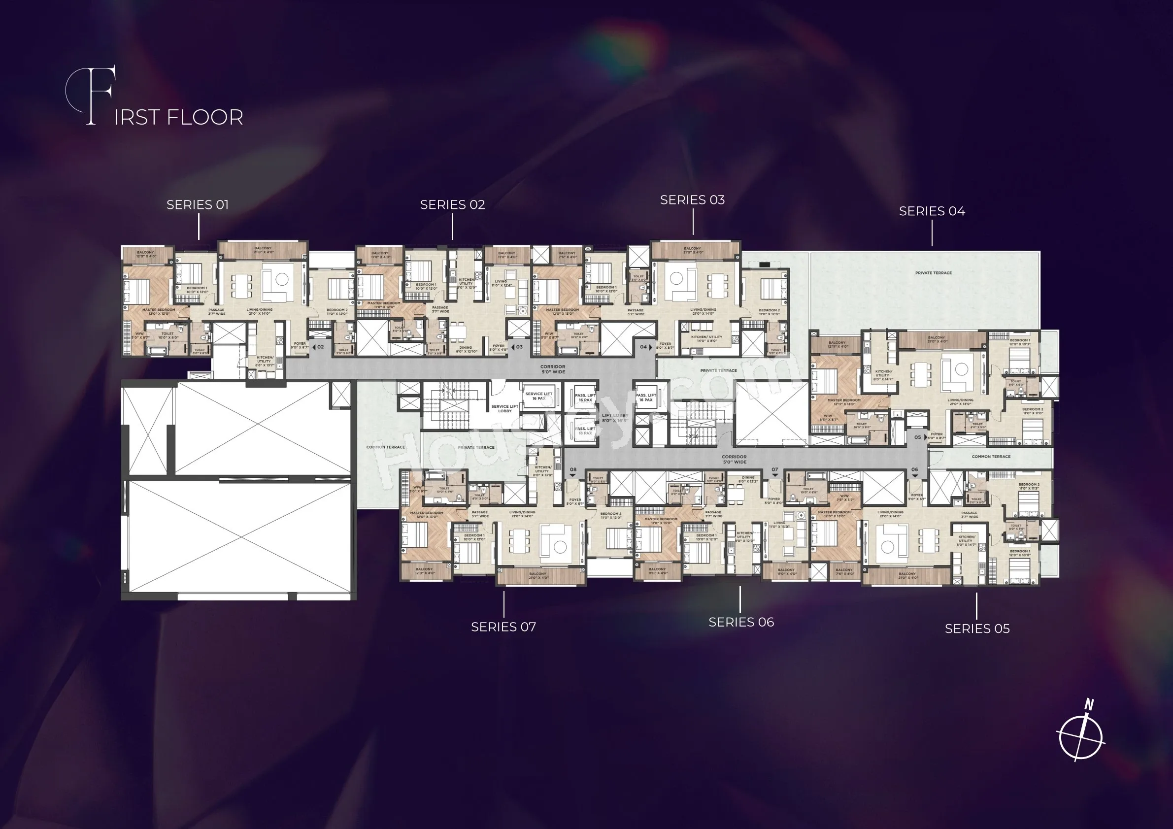 Purva Heritage Floor plan 1